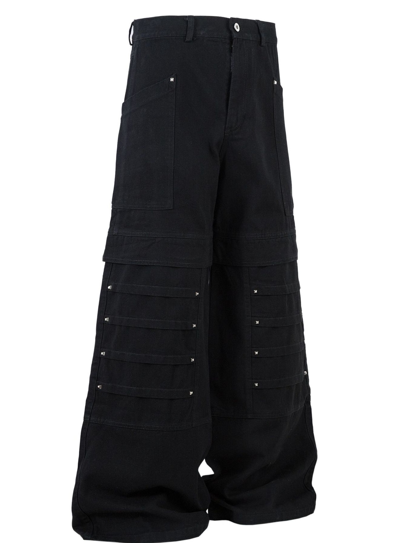 Men's Wide Leg Cargo Jeans