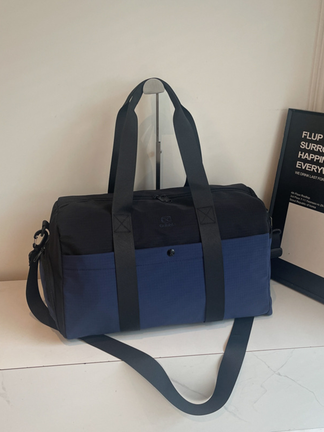 Two-Tone Duffle Bag