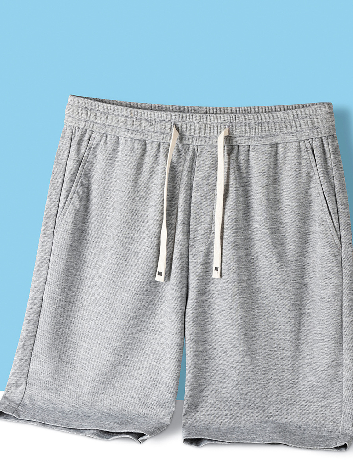 Men's Plus Size Drawstring Pocketed Shorts