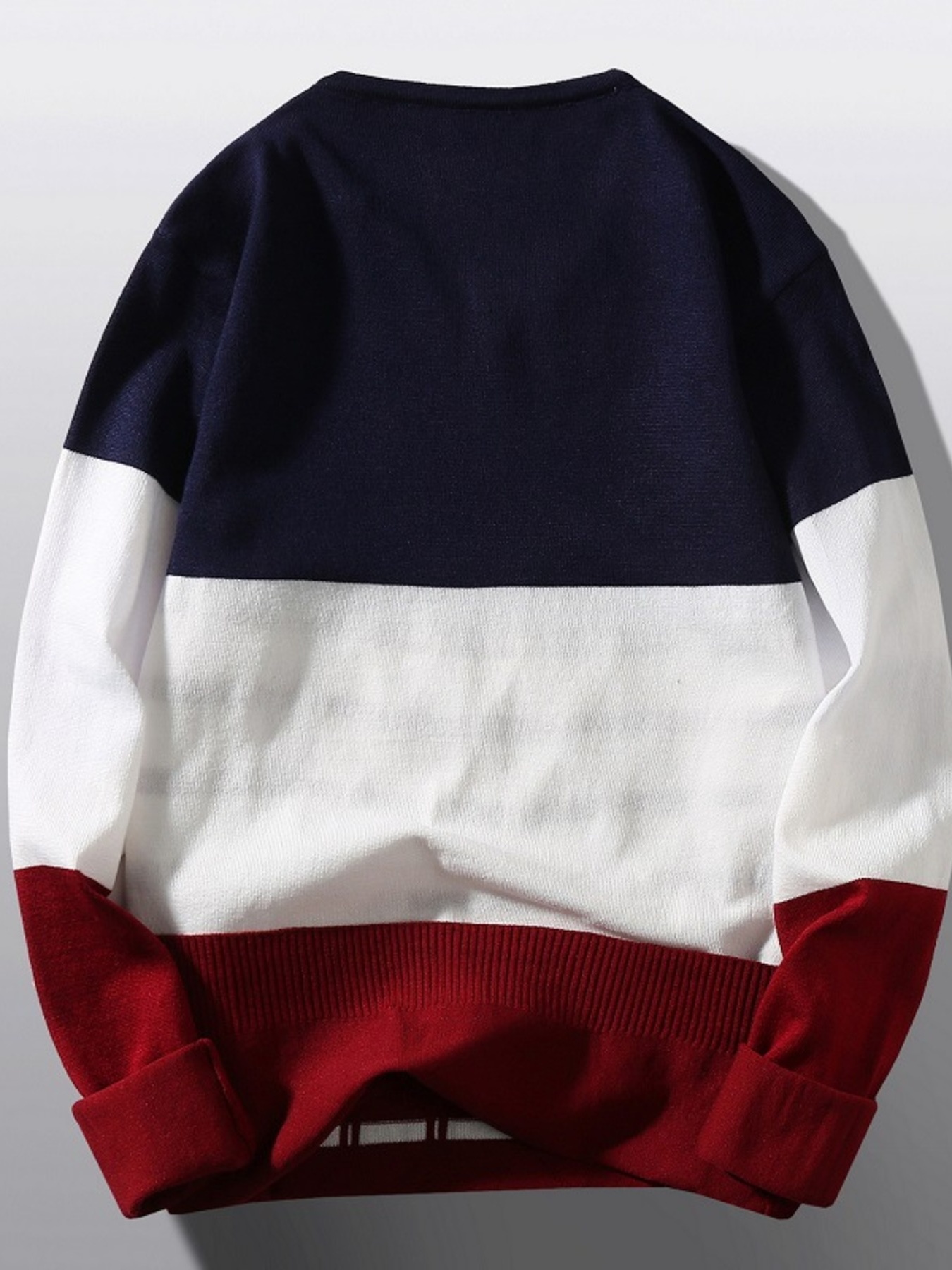 Men's V-Neck Long Sleeve Sweater