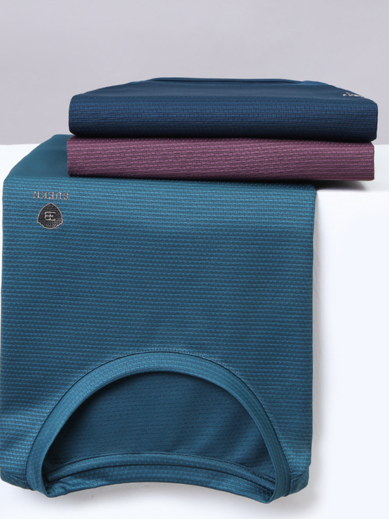 Men's Plus Size Classic Textured Basic Short Sleeve T-Shirt