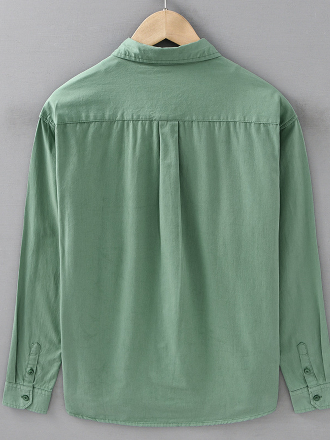 Men's Plus Size Button Up Long Sleeve Shirt