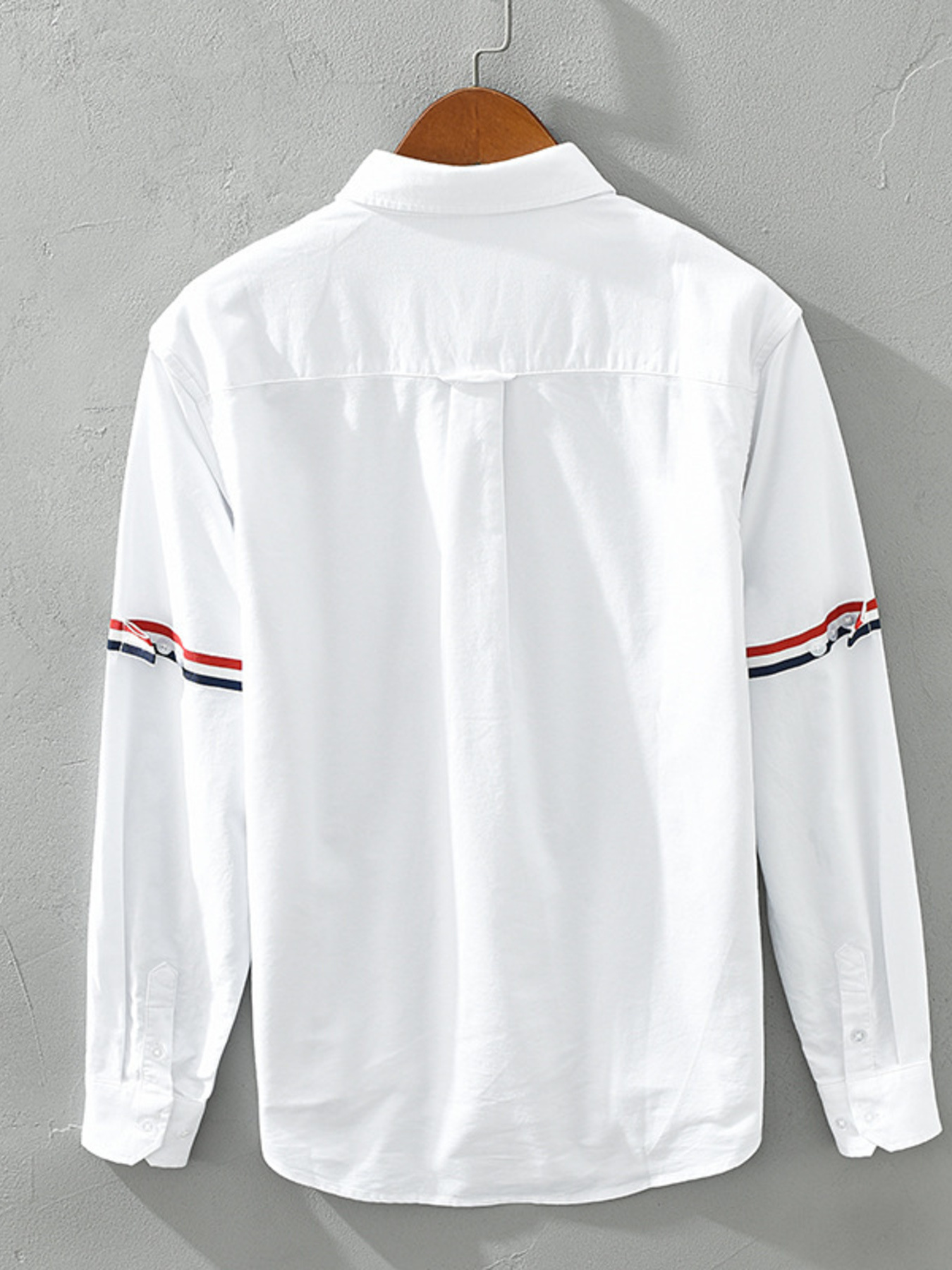 Men's Plus Size Long Sleeve Button-Up Shirt