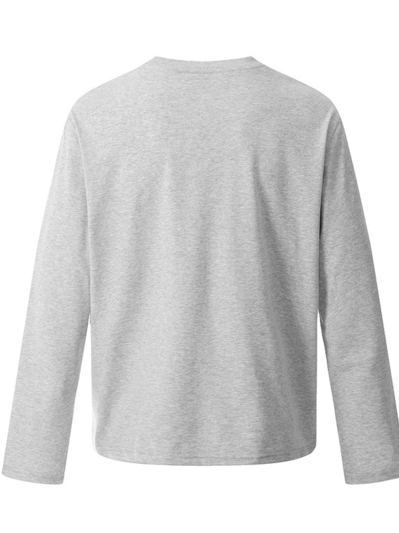 Men's Horse Graphic Long Sleeve T-Shirt