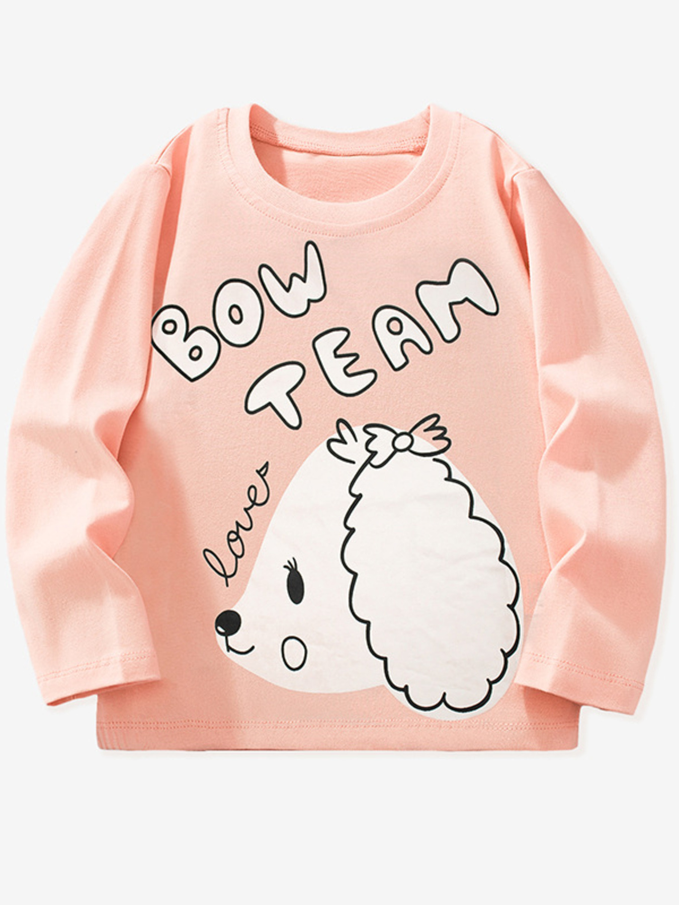 Children's Cute Dog Long Sleeve T-Shirt