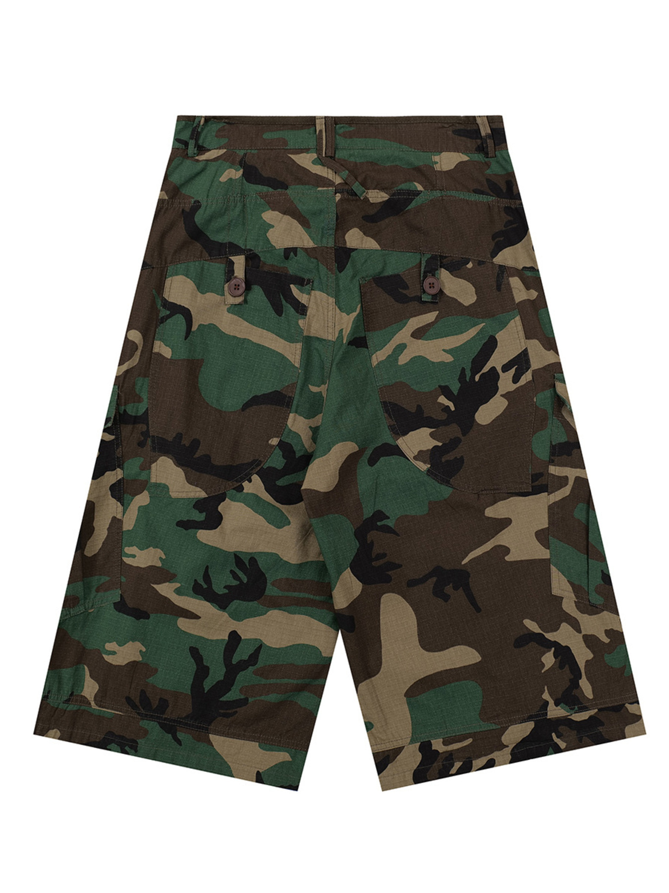 Men's Oversized Camouflage Cargo Shorts