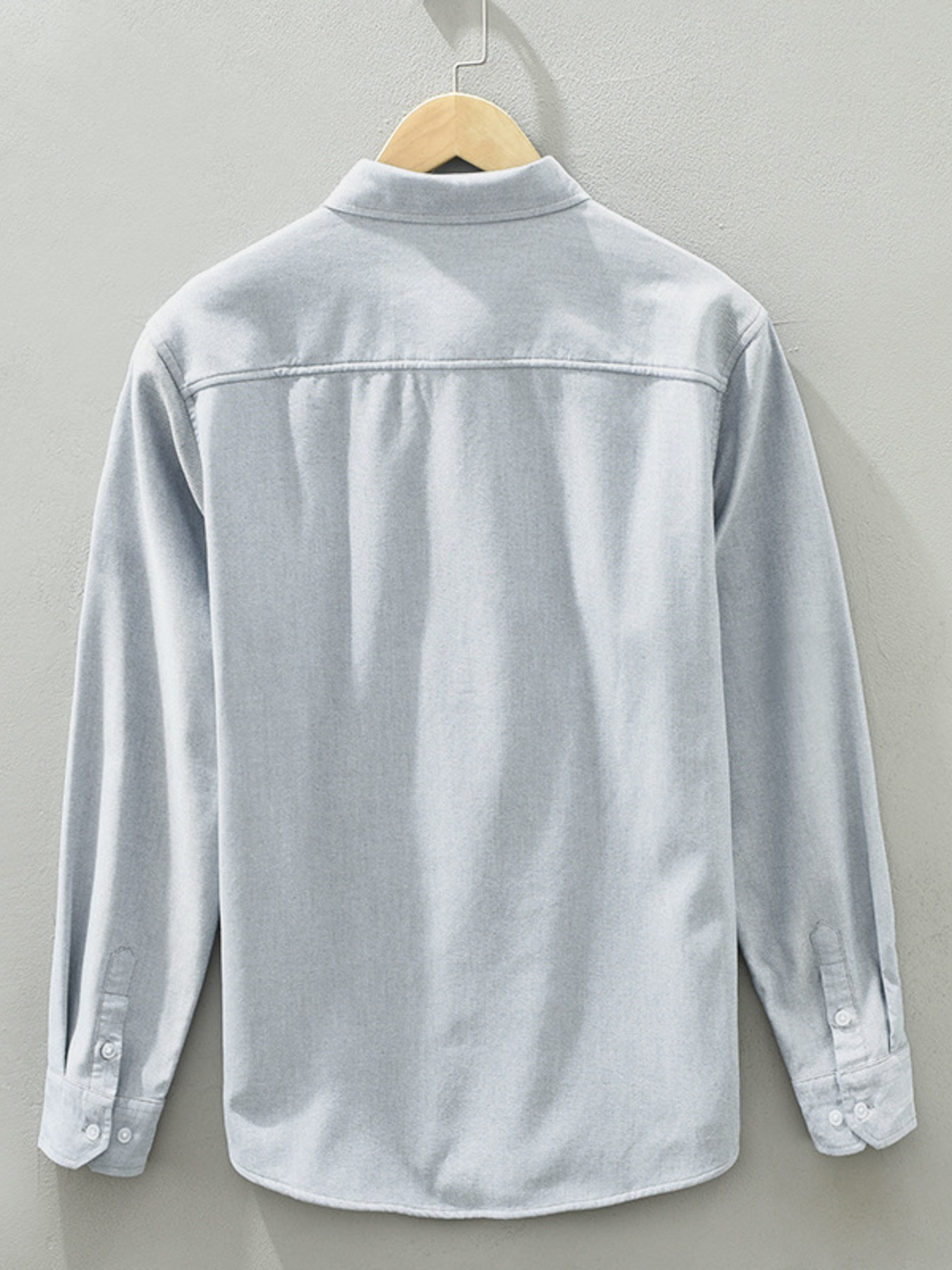 Men's Plus Size Button Up Long Sleeve Shirt