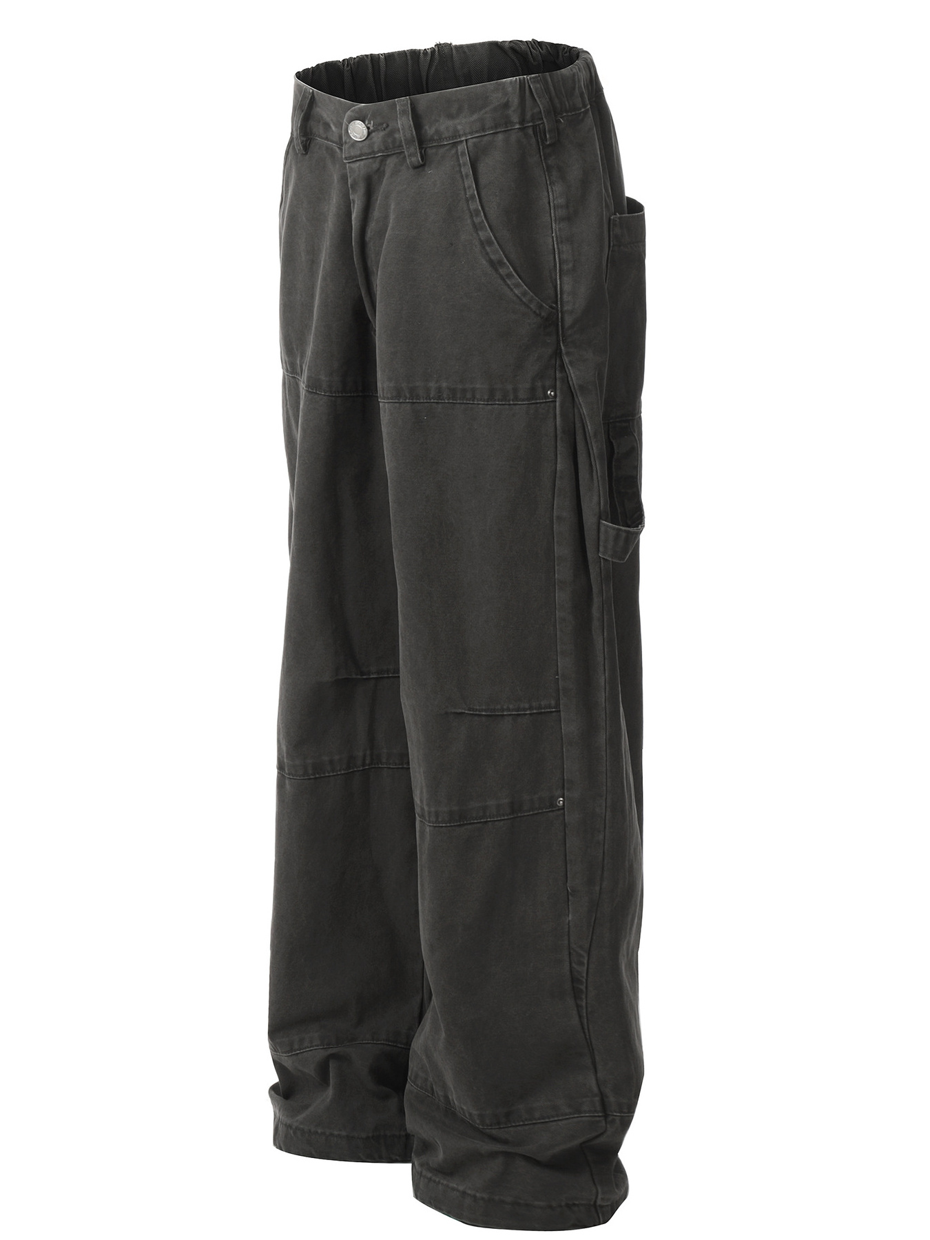 Men's Washed Wide Leg Jeans