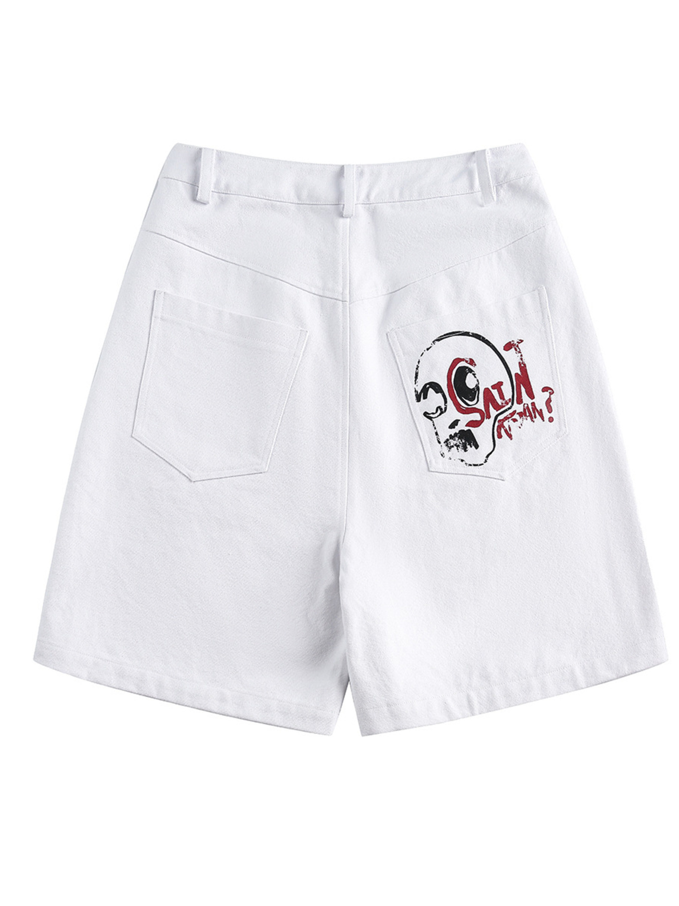 Men's Drawstring Graffiti Art Graphic Shorts