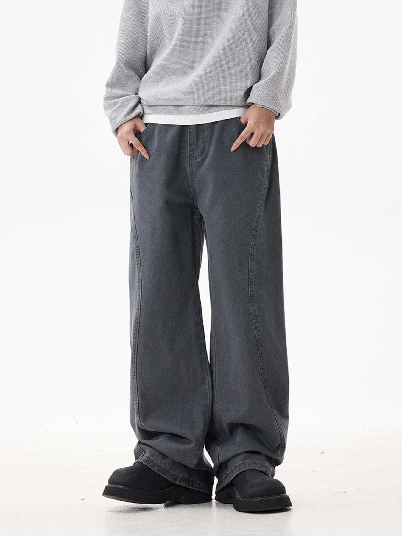Men's Wide Leg Casual Pants