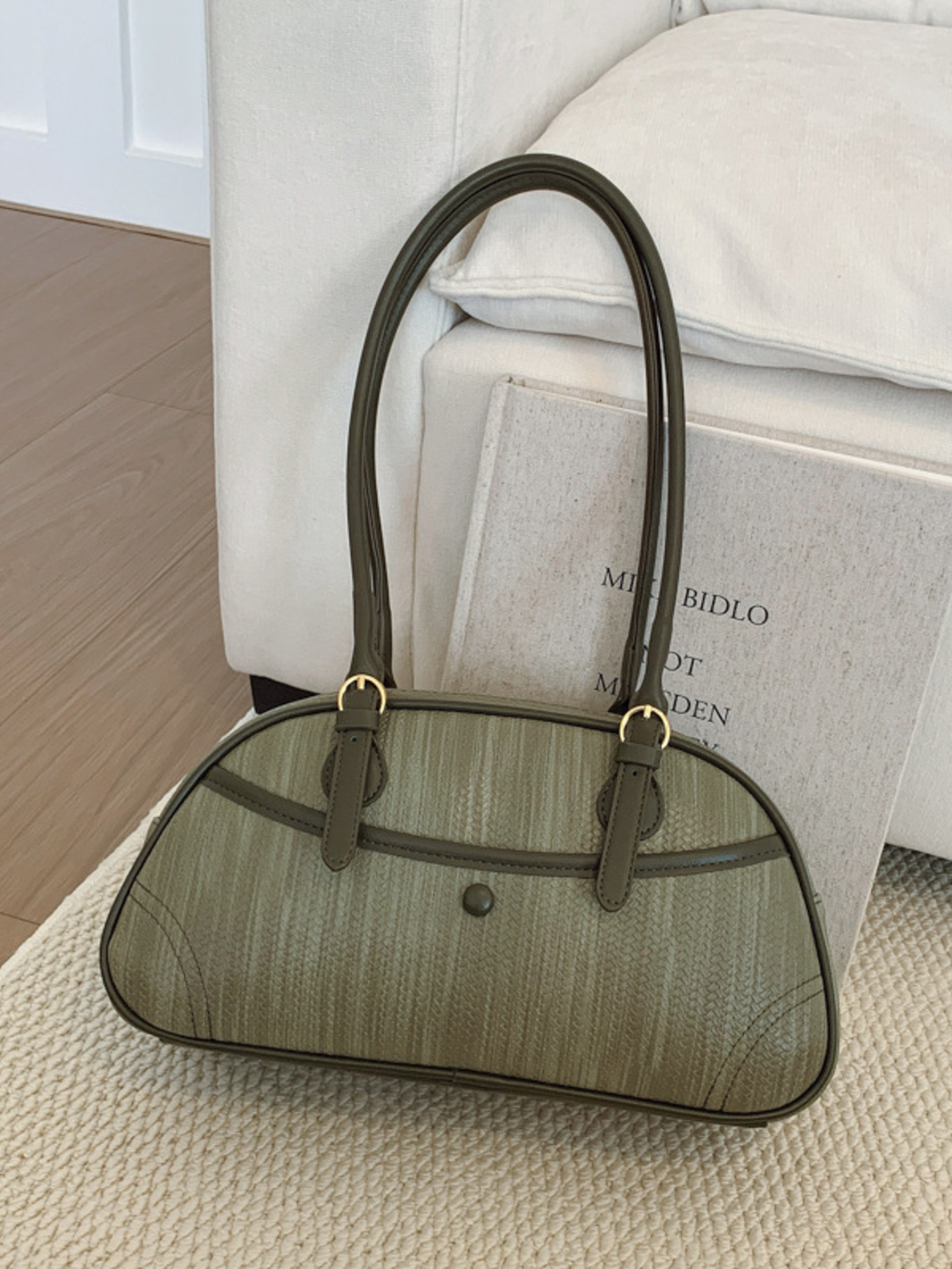 Vintage Buckle Shoulder Bag