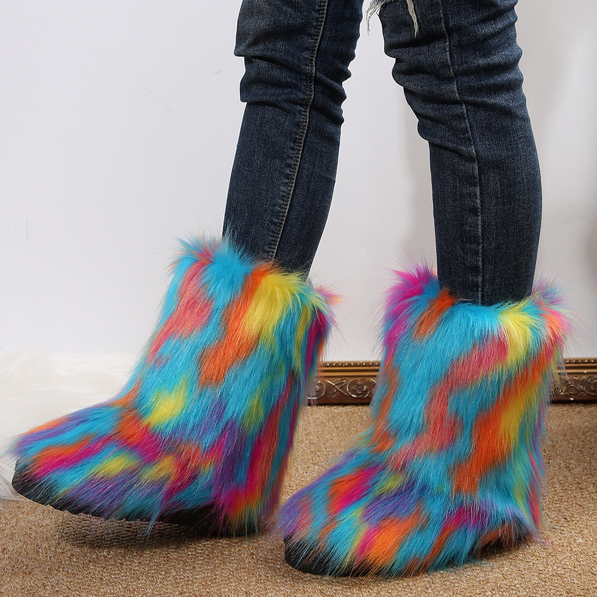 Faux Fur Winter Boots