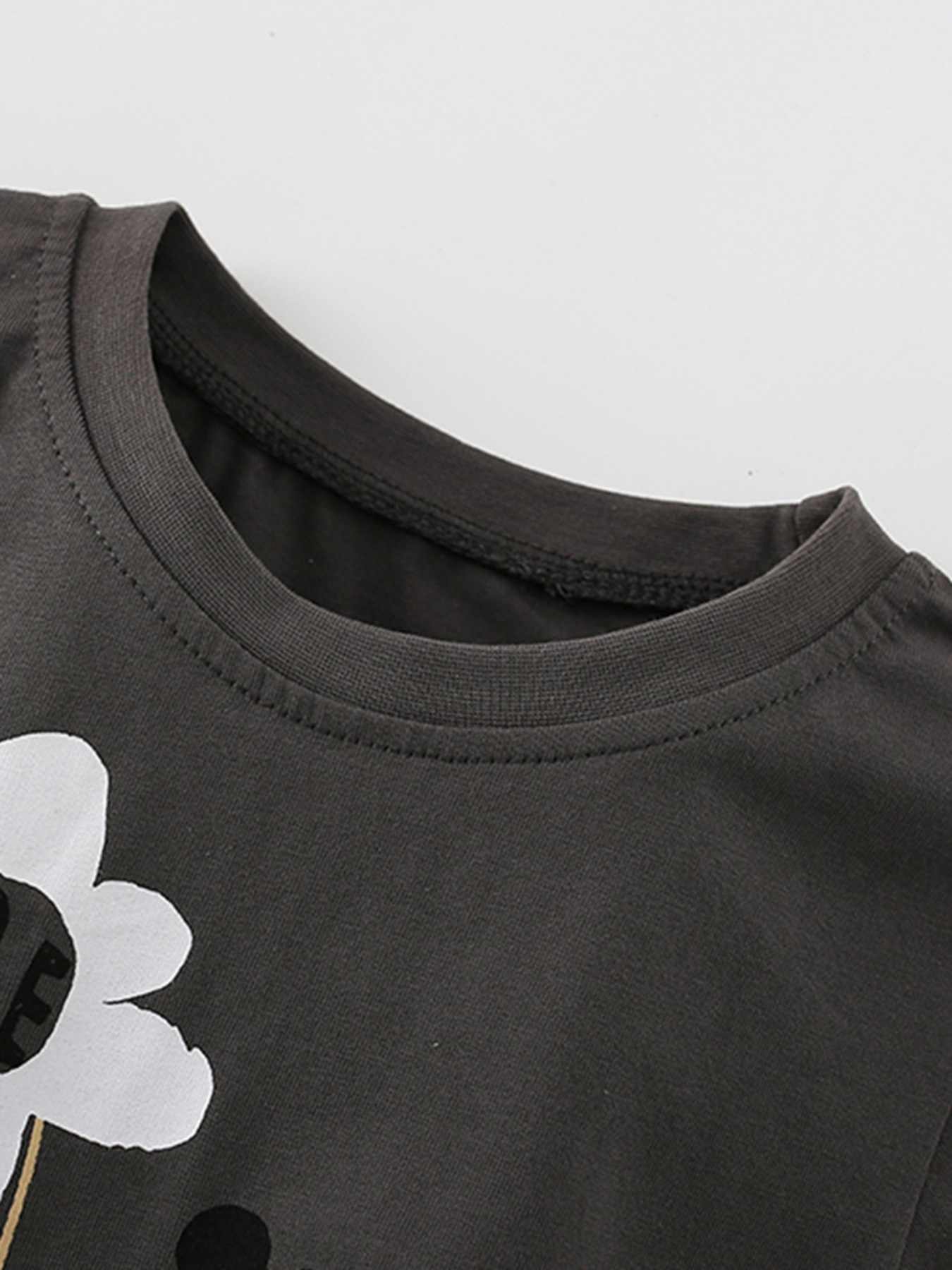 Children's Panda Graphic Short Sleeve T-Shirt