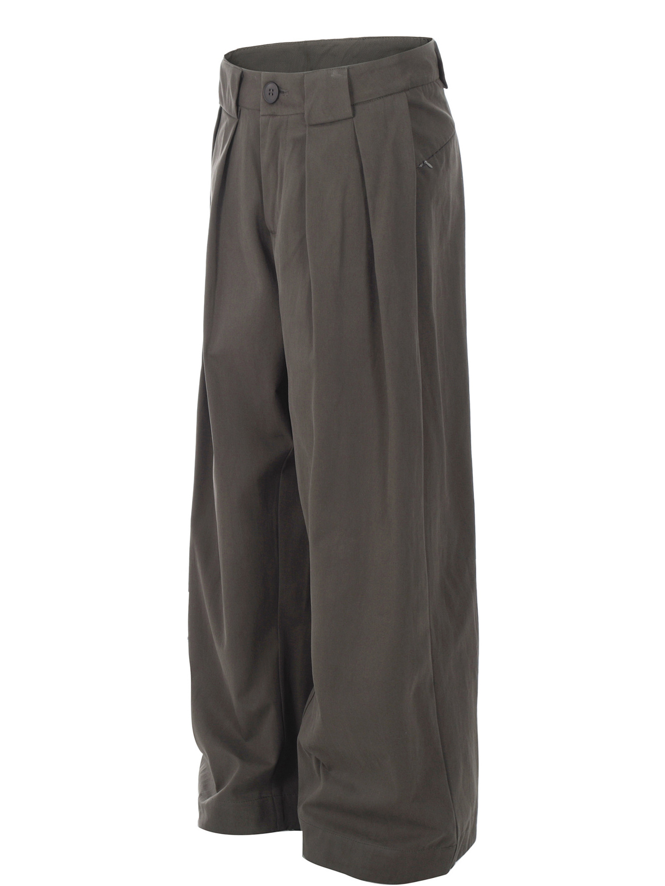 Men's Wide-Leg Pleated Pants