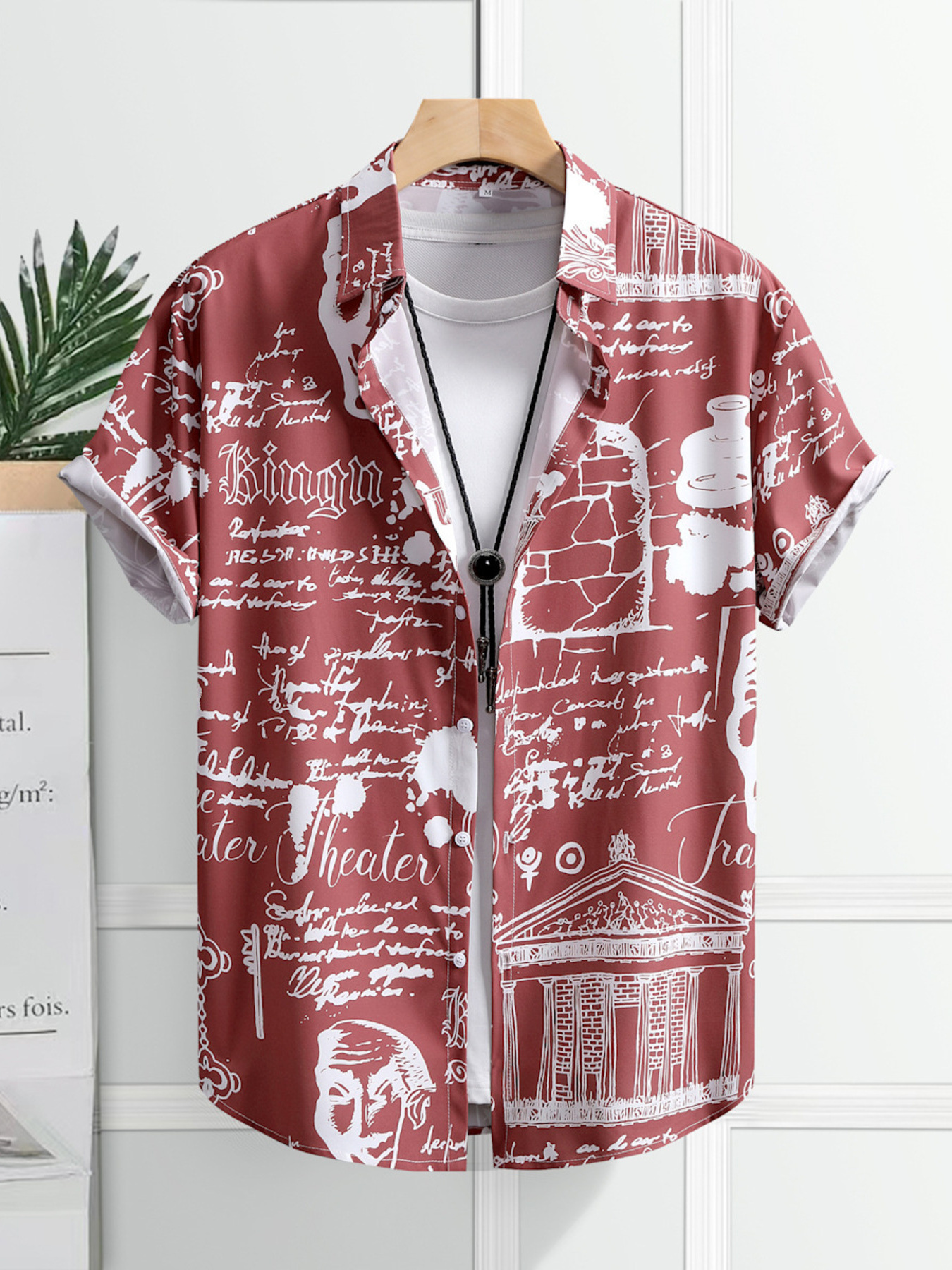 Men's Printed Short Sleeve Shirt