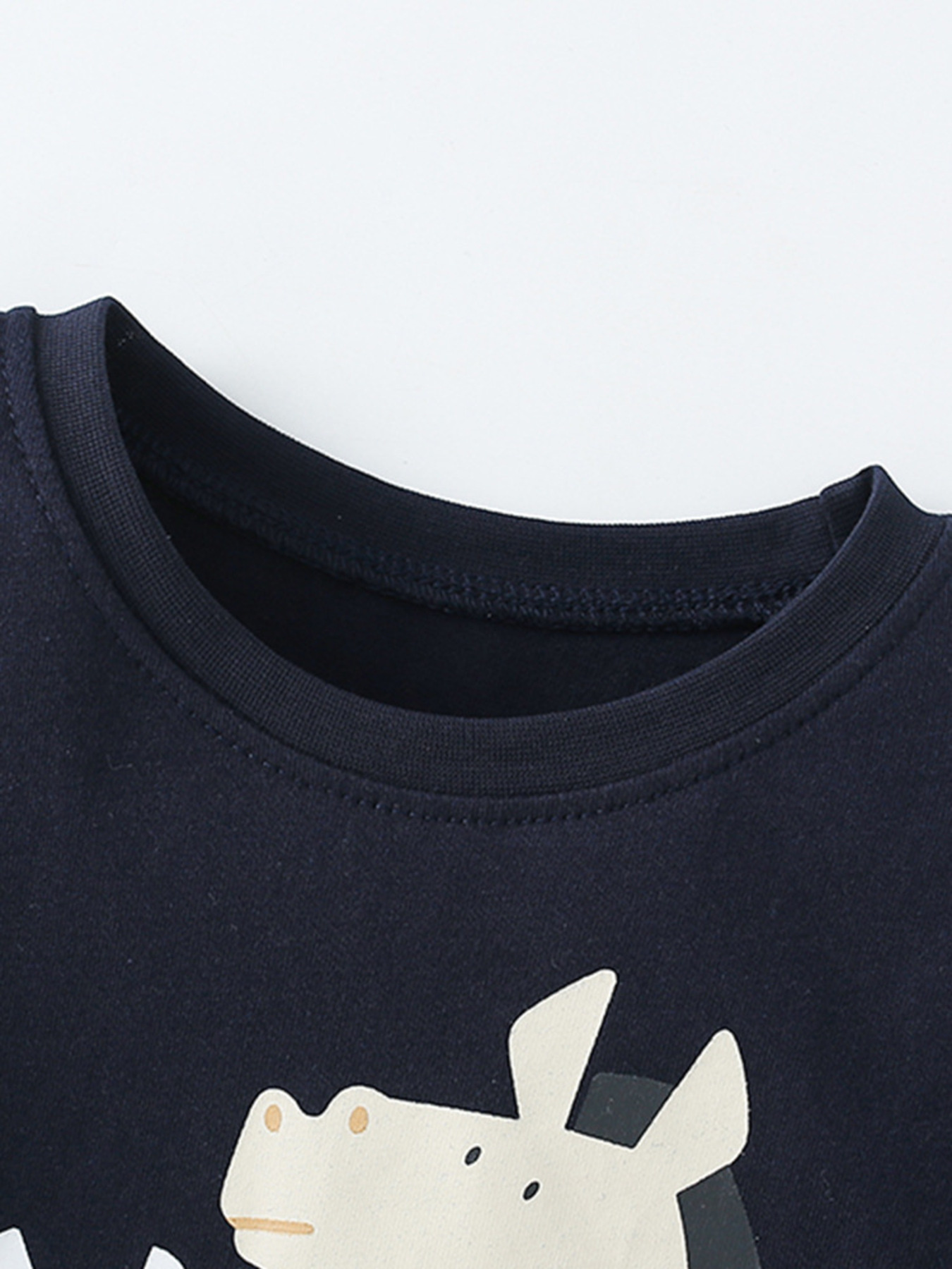 Children's Cartoon Zebra Graphic Short Sleeve T-Shirt