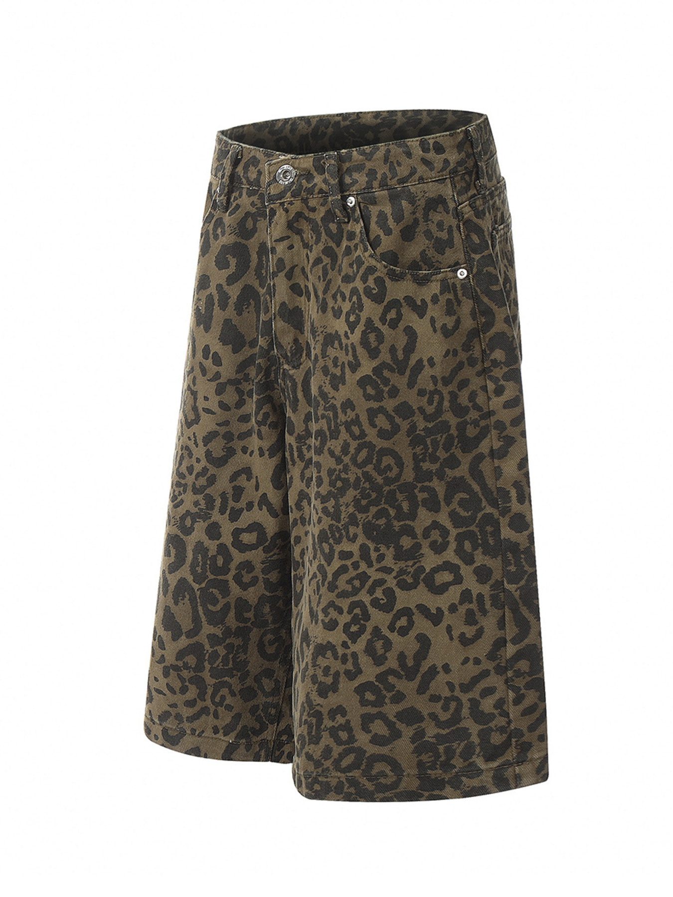 Men's Vintage Leopard Print Shorts