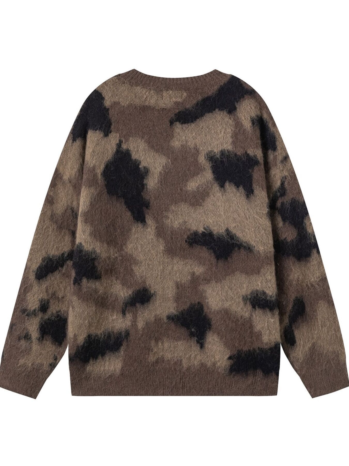 Men's Camo Casual Round Neck Sweater