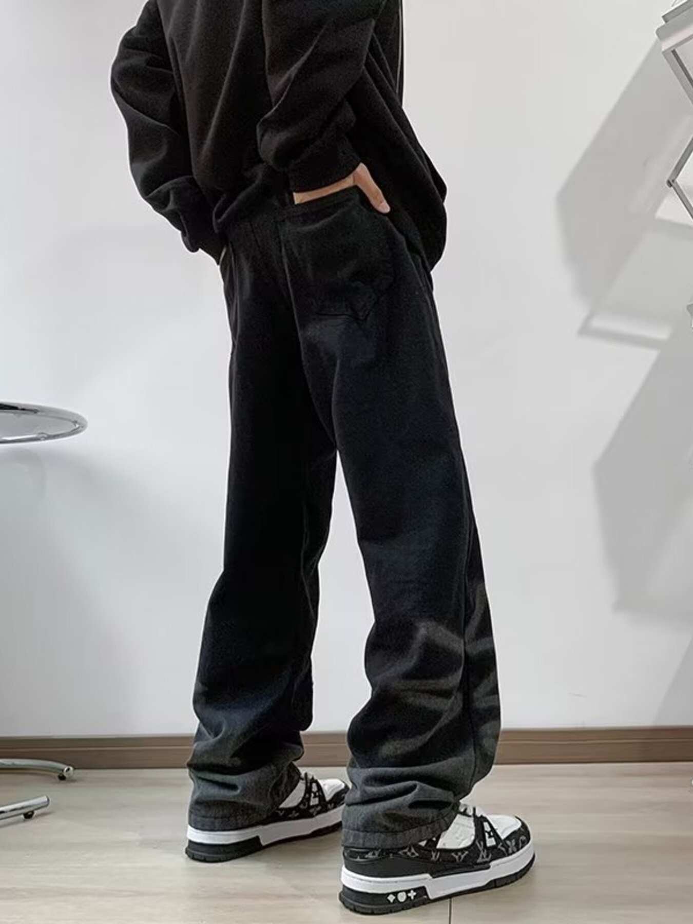 Men's Full Size Wide Leg Jeans Plus Size