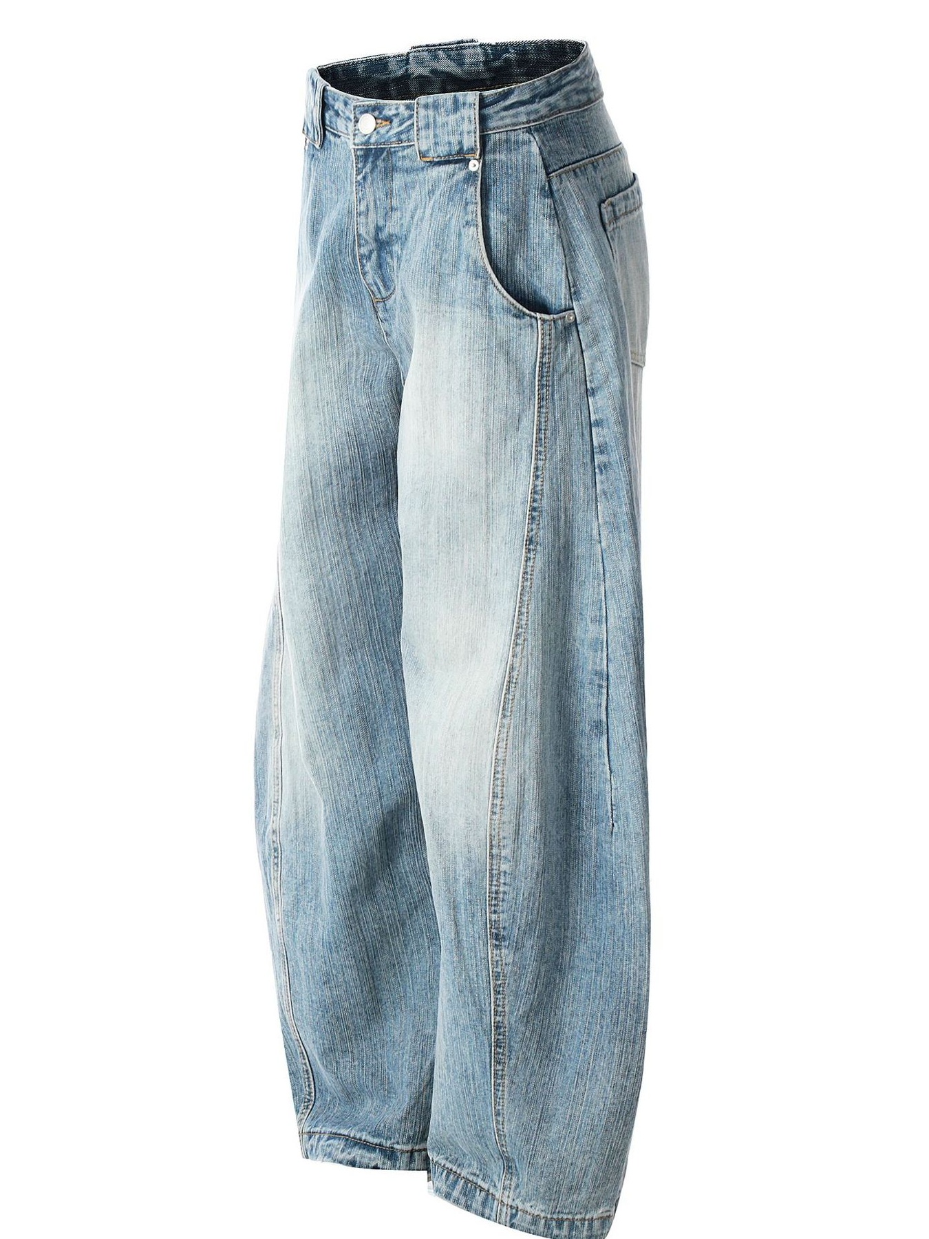 Men's Wide Leg Baggy Jeans