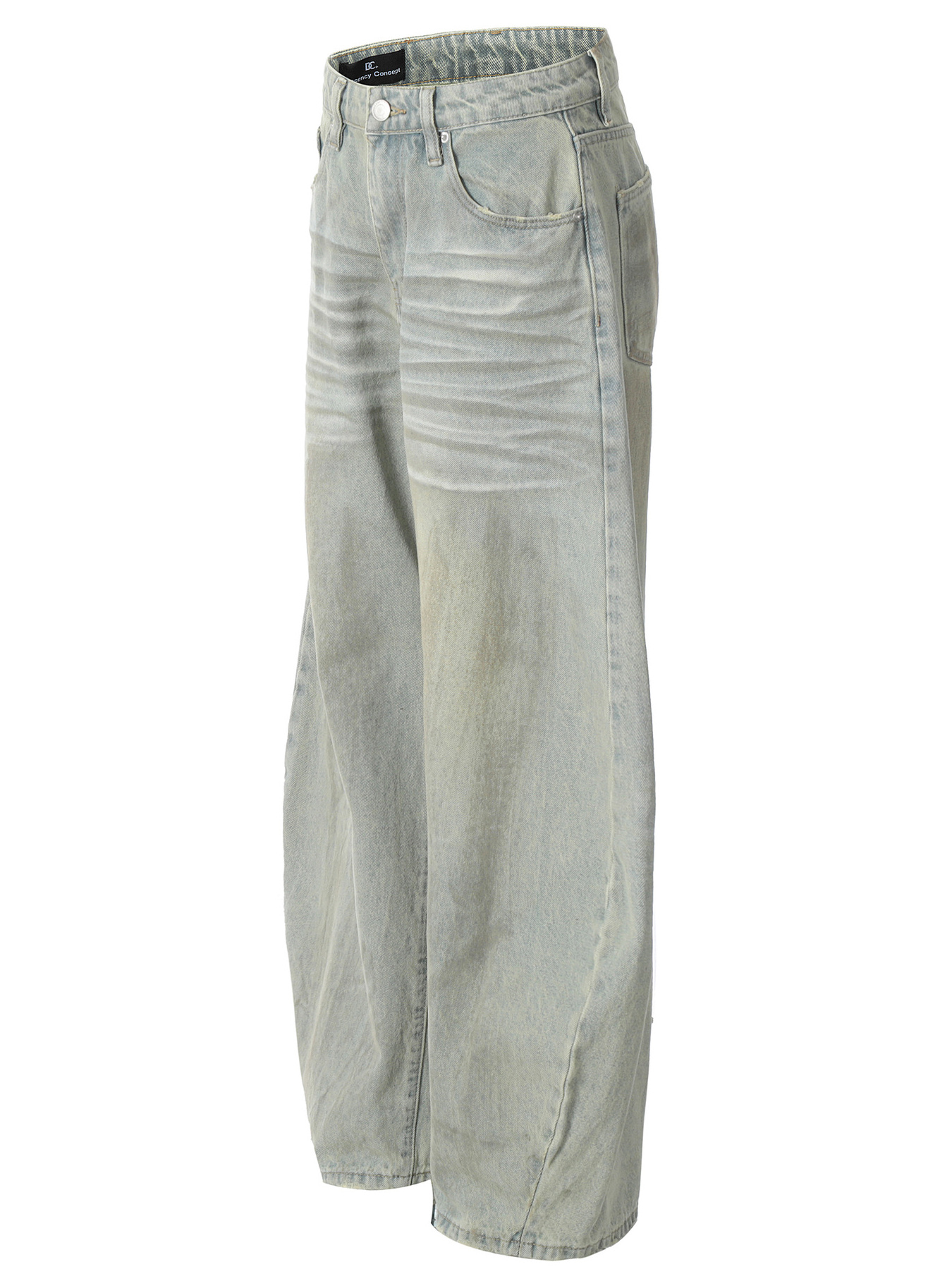 Men's Vintage Washed Wide Leg Jeans