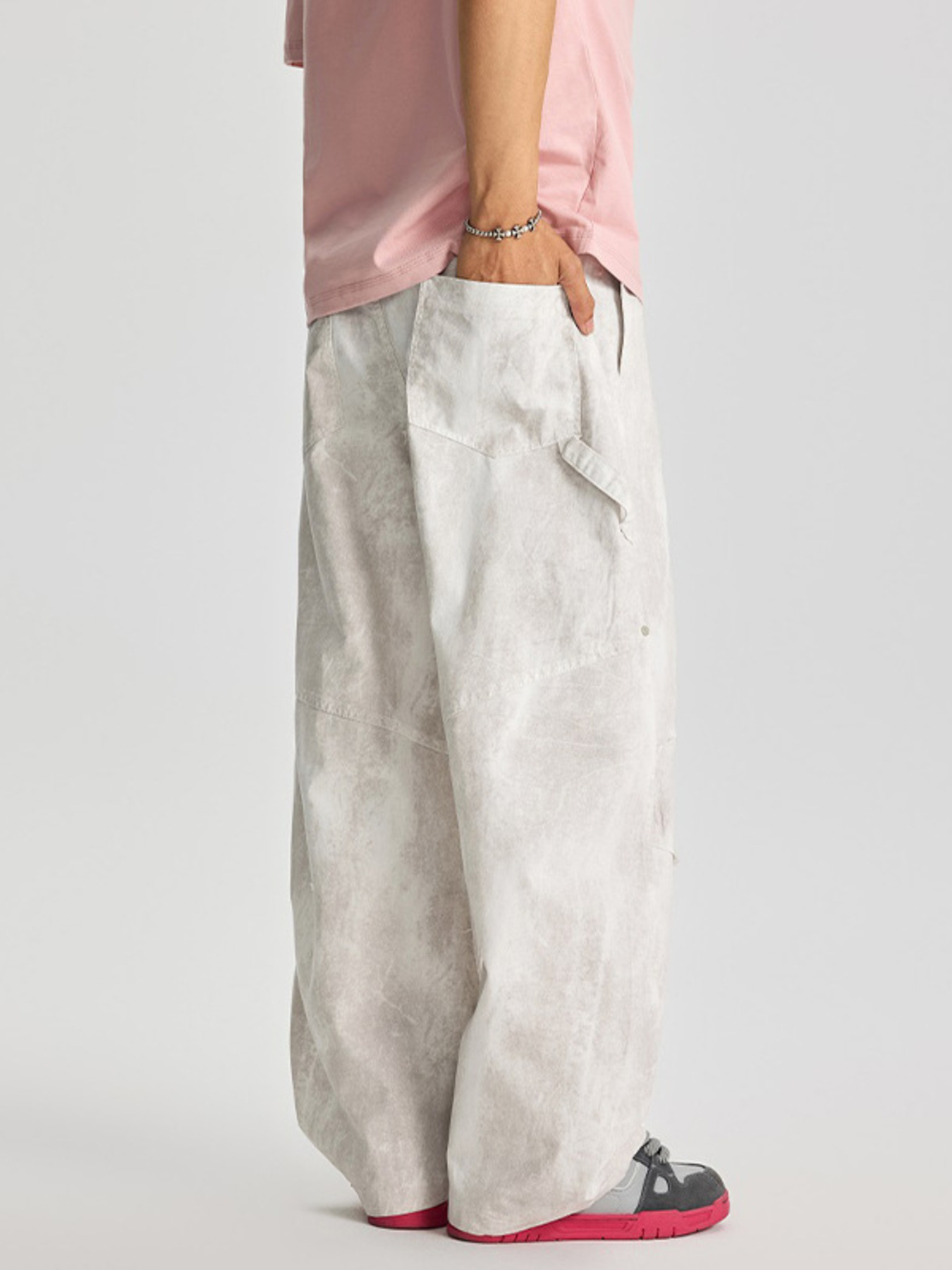 Men's Full Size Relaxed Fit Cargo Pants Plus Size