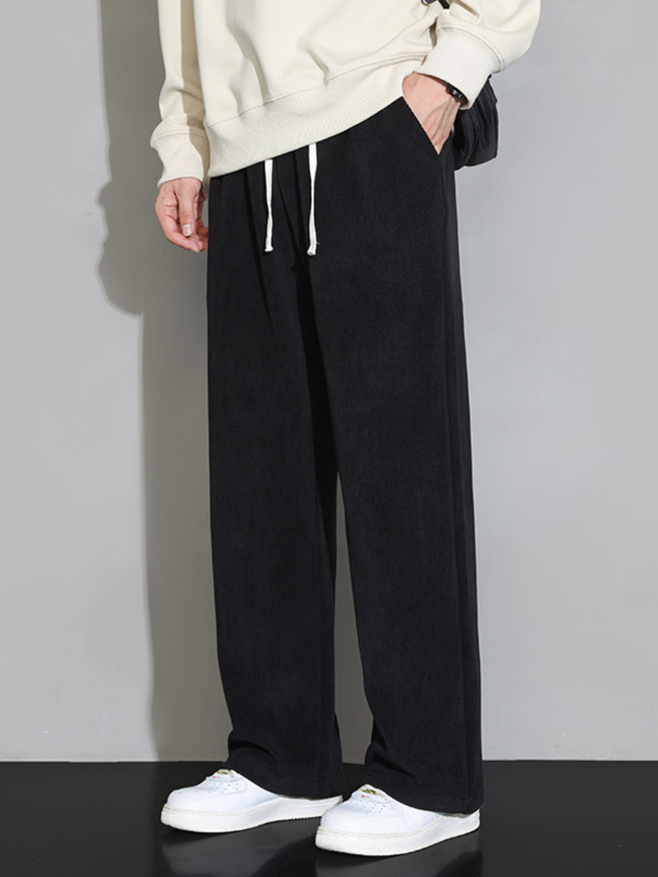 Men's Plus Size Relaxed Fit Drawstring Pants