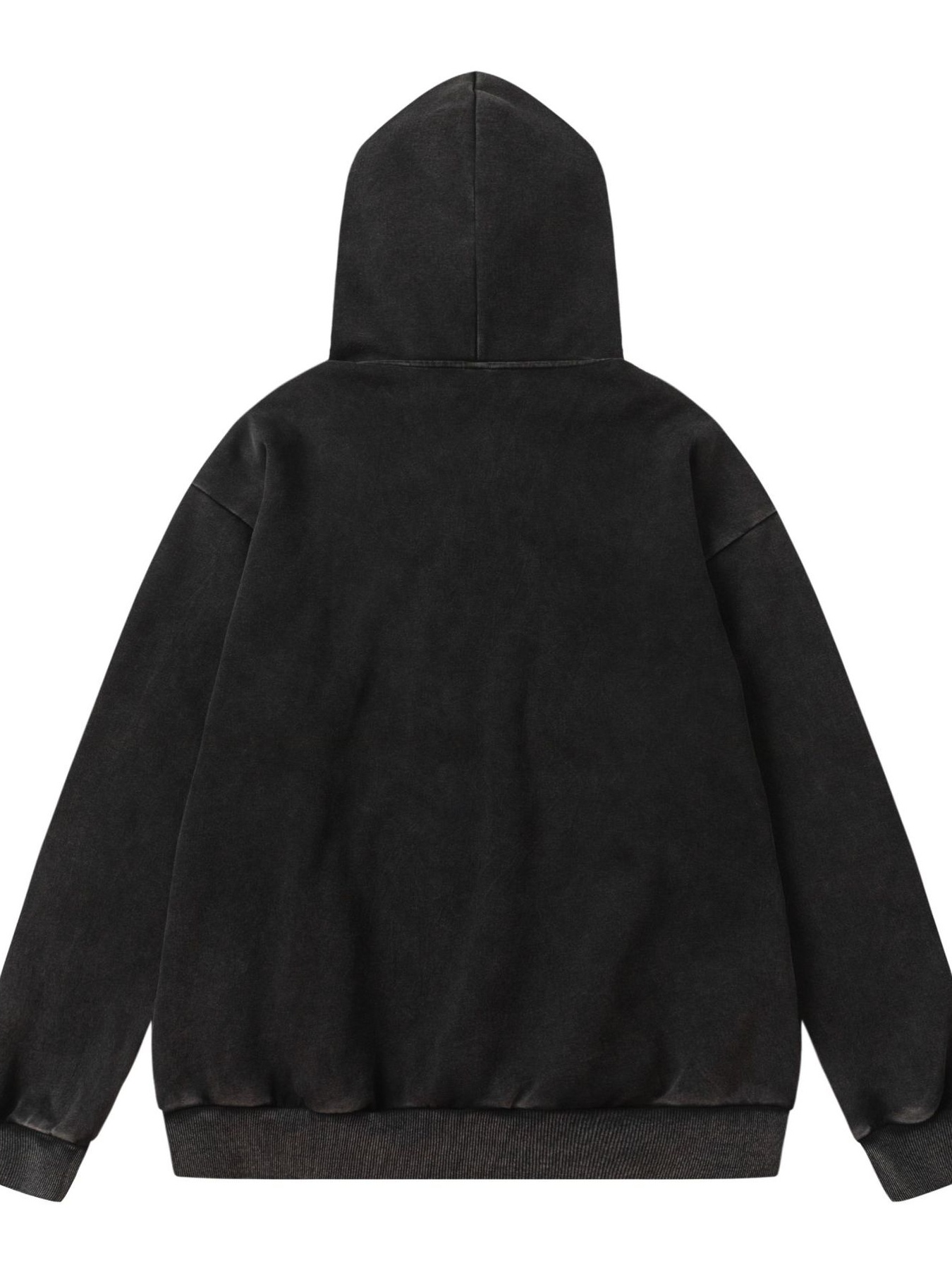 Men's Gradient Letter Long Sleeve Oversized Hoodie