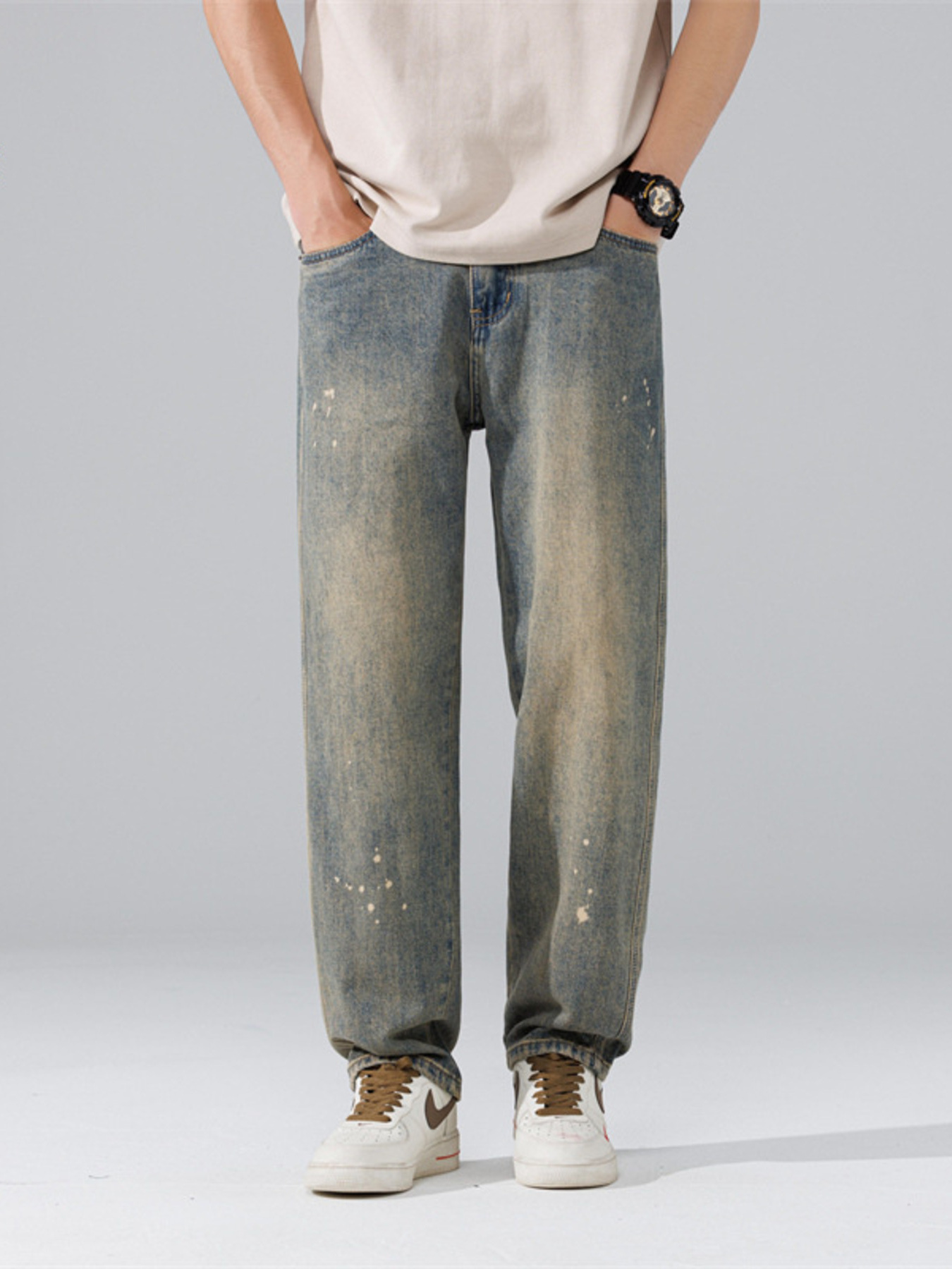 Men's Wide Leg Jeans