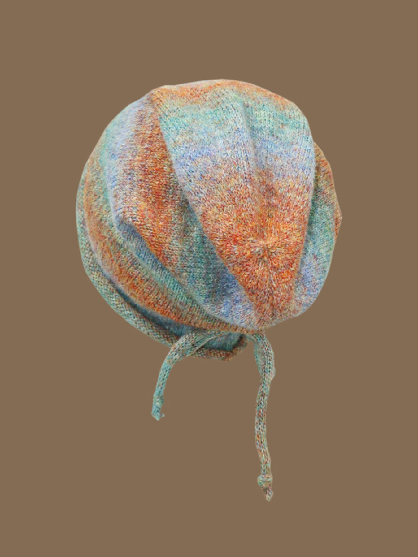 Colorful Knitted Tie-Dye Beanie Hat