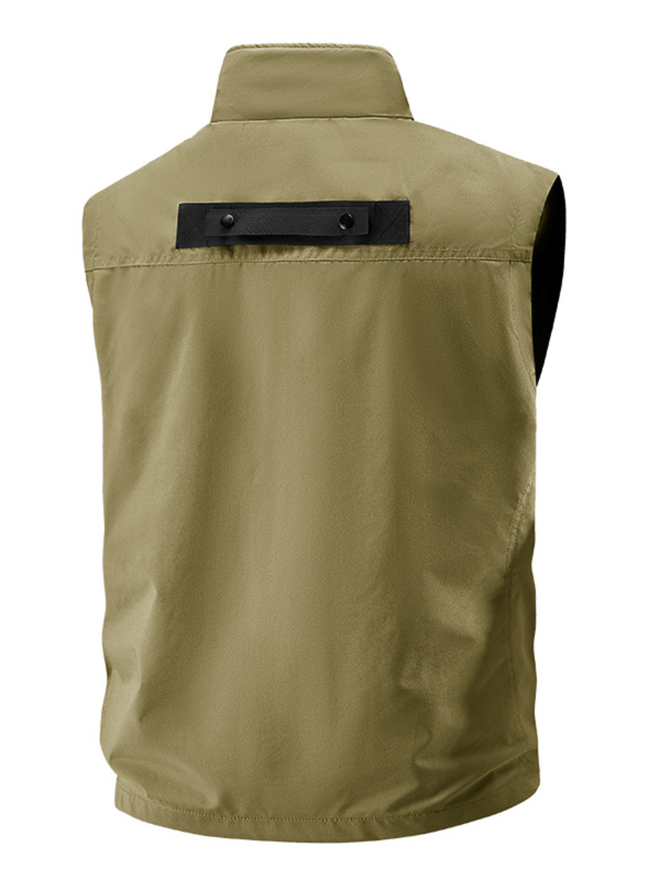 Men's Plus Size Zip Up Vest with Pockets