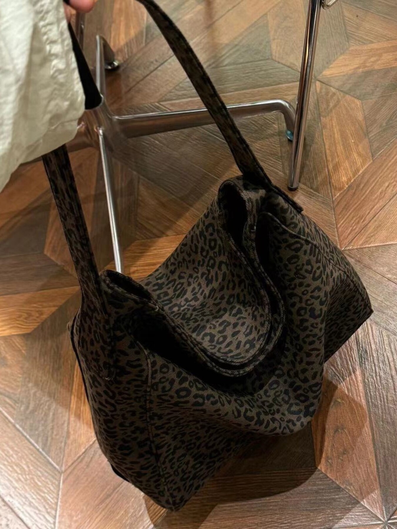 Leopard Print Tote Bag
