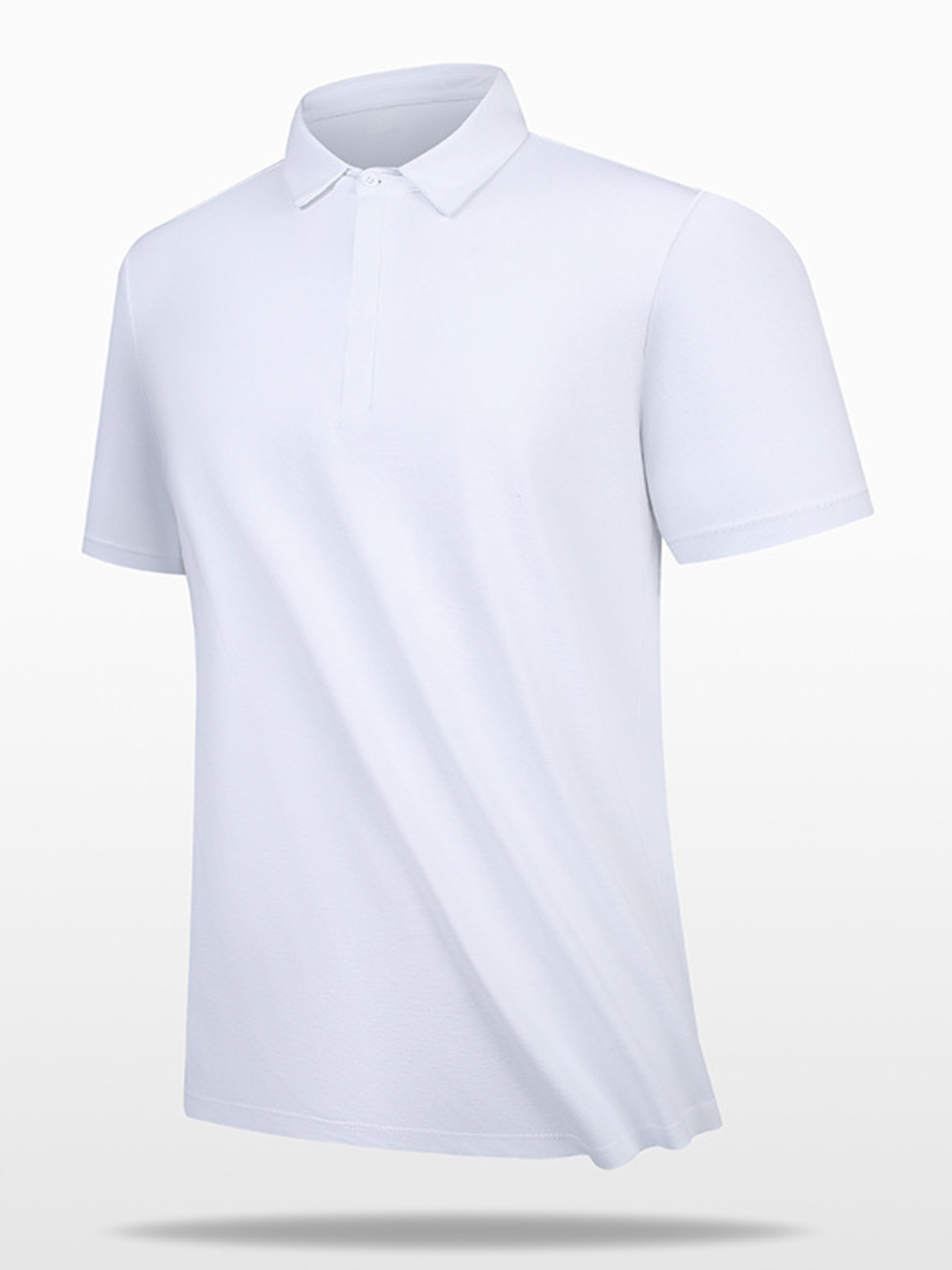 Men's Plus Size Button Detail Short Sleeve Polo