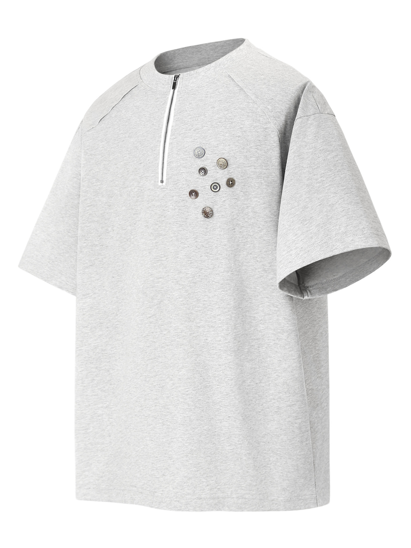 Men's Quarter-Zip Short Sleeve T-Shirt