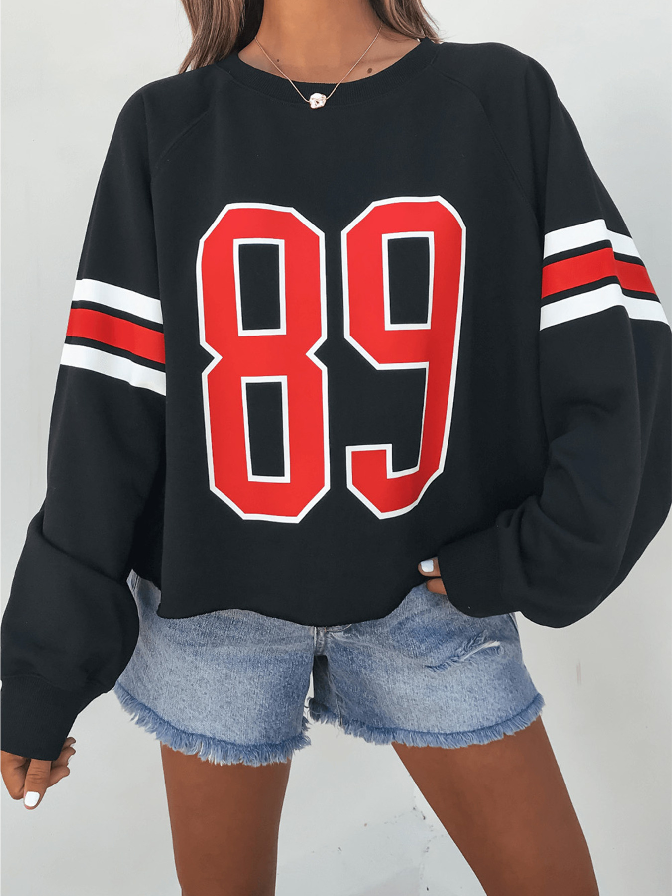 Number 89 Long Sleeve Sweatshirt