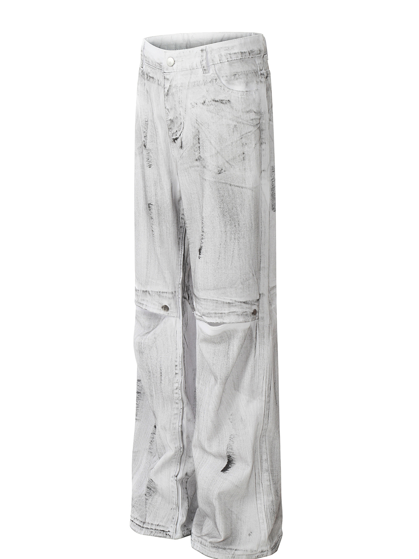 Men's Wide Leg Baggy Jeans