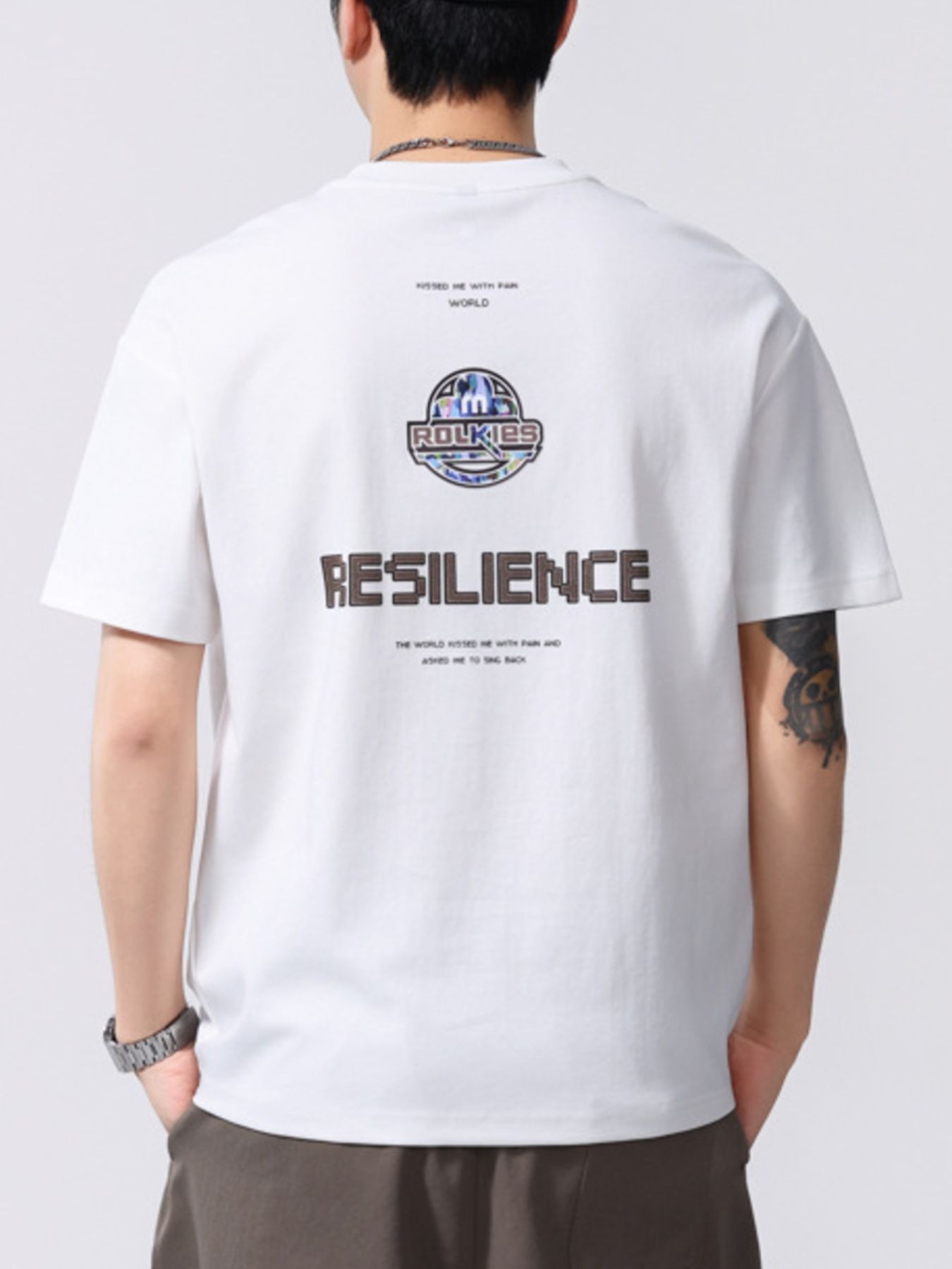 Men's Plus Size Crew Neck Short Sleeve T-Shirt