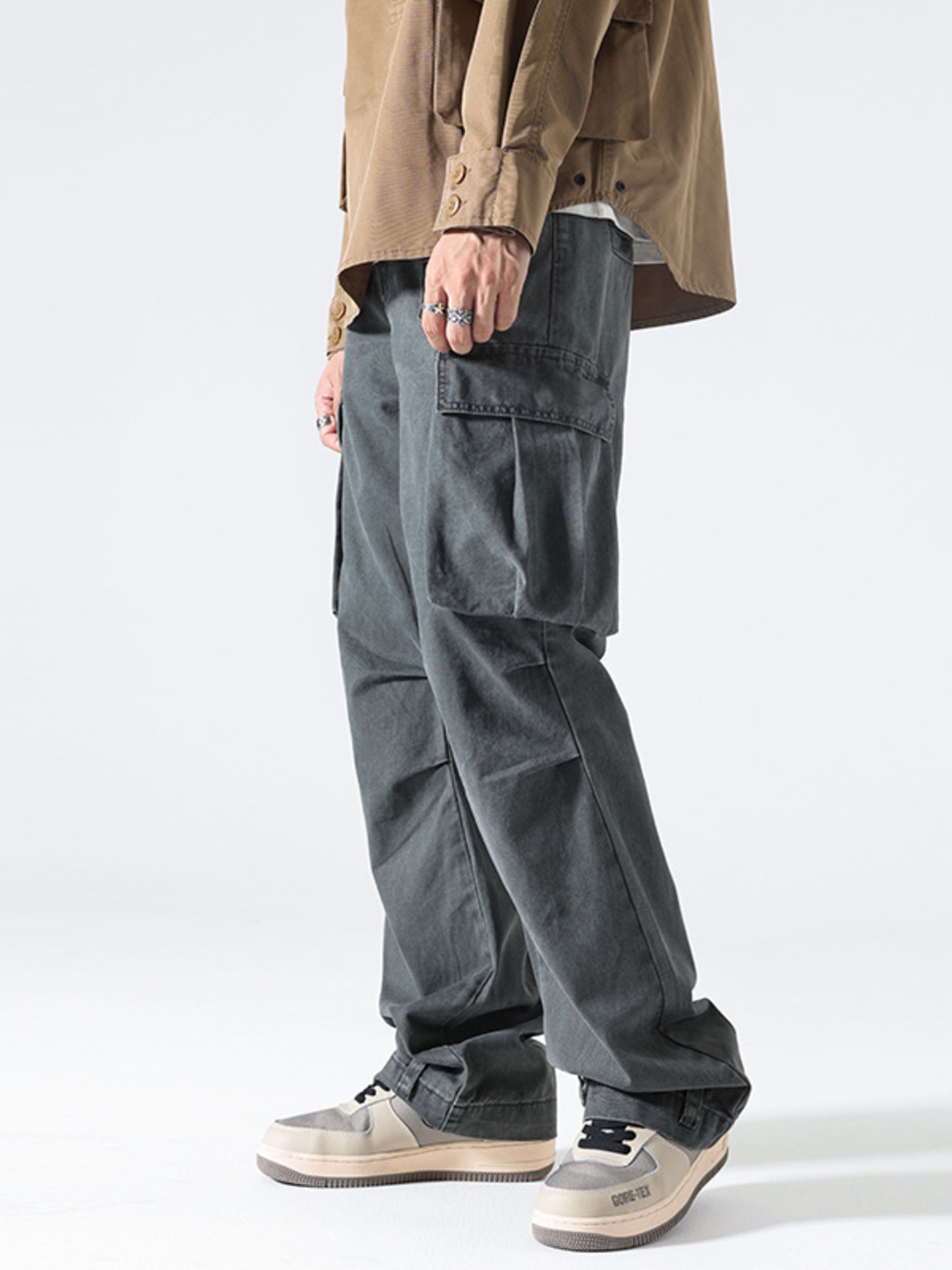 Men's Vintage Washed Cargo Pants