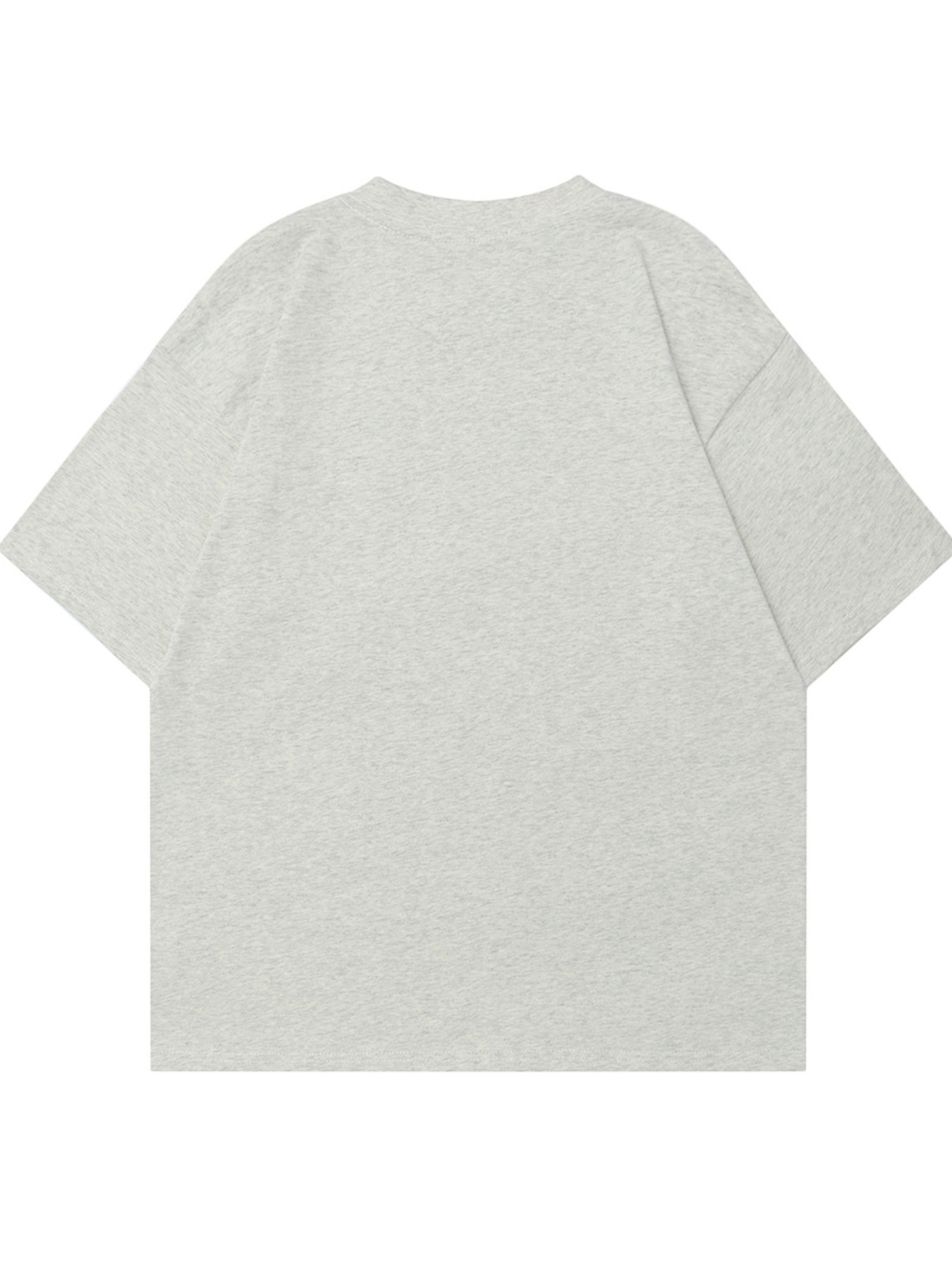 Men's Letter Round Neck Oversized T-Shirt