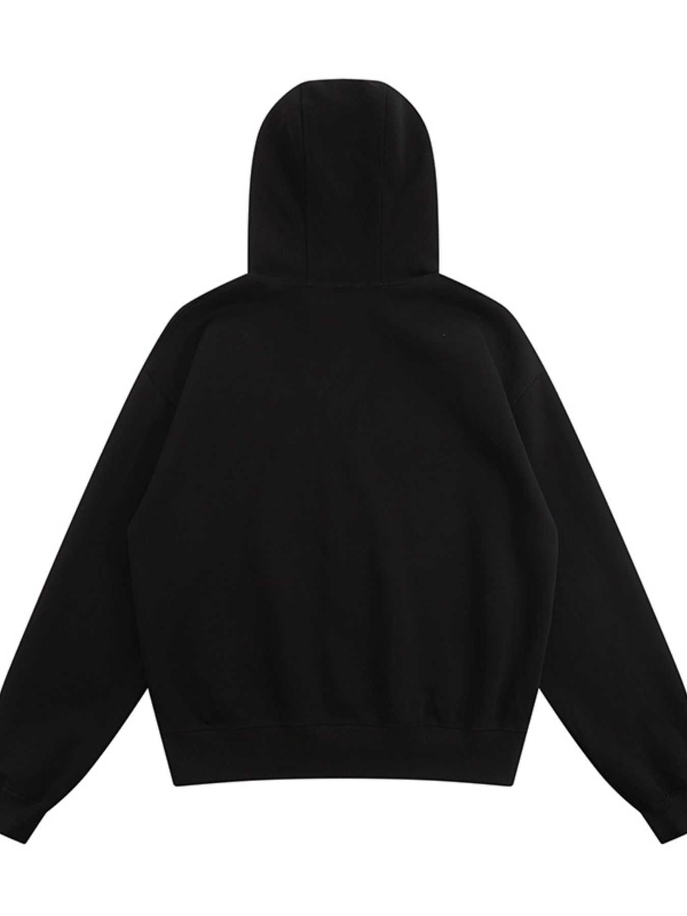 Men's Zip Detail Long Sleeve Hoodie