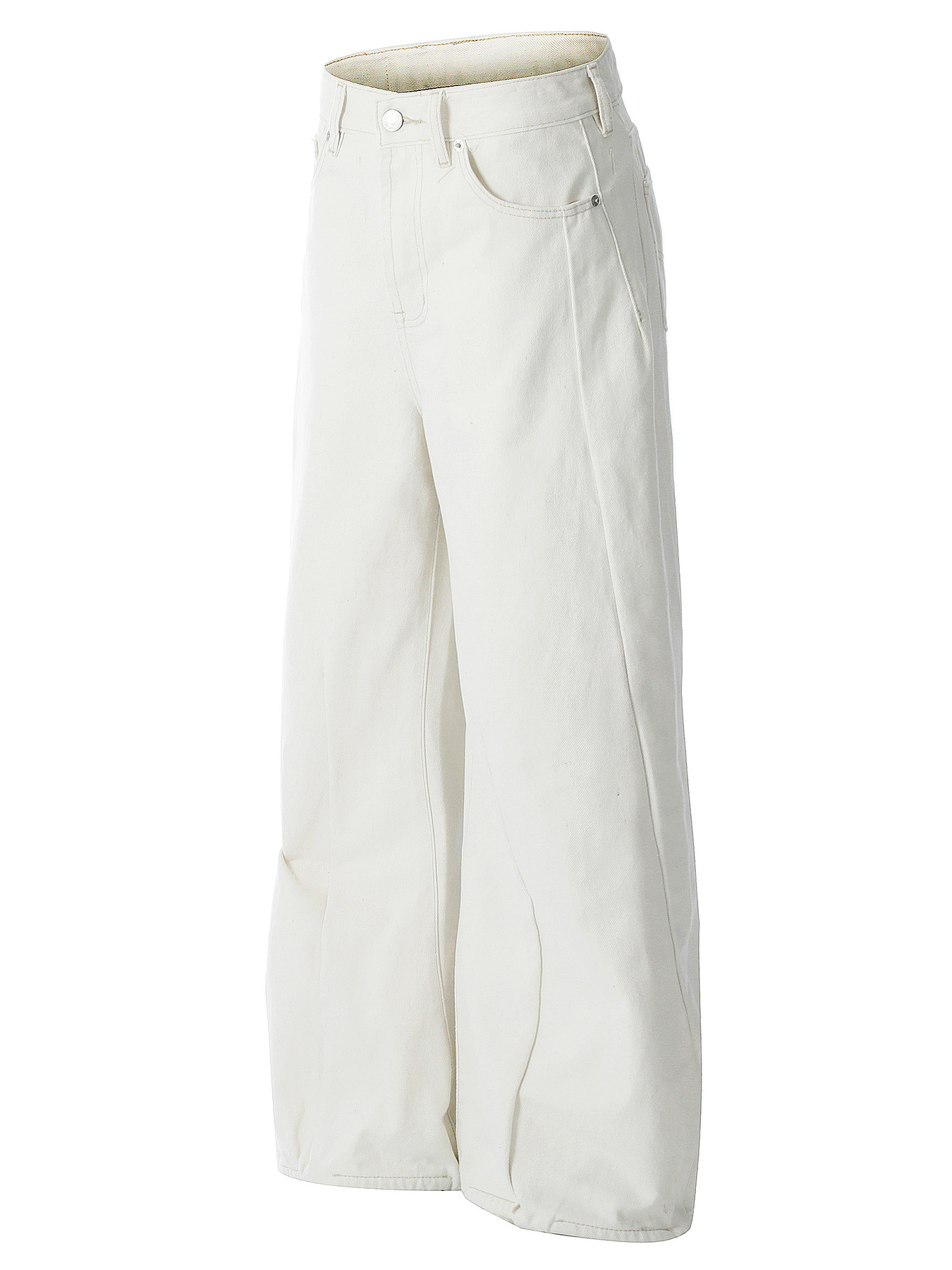 Men's High-Waist Wide Leg Jeans