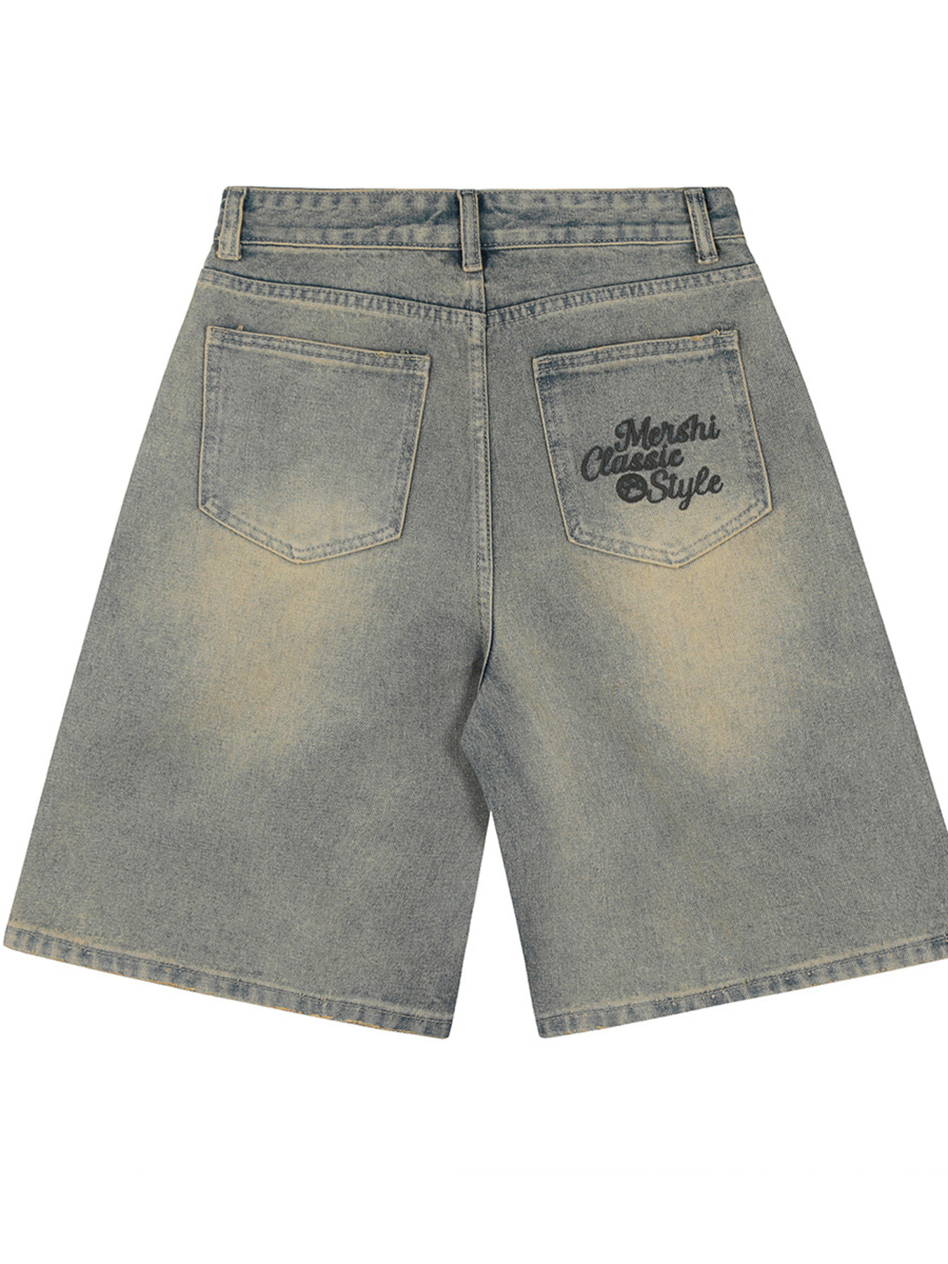 Men's Wash Relaxed Fit Denim Shorts