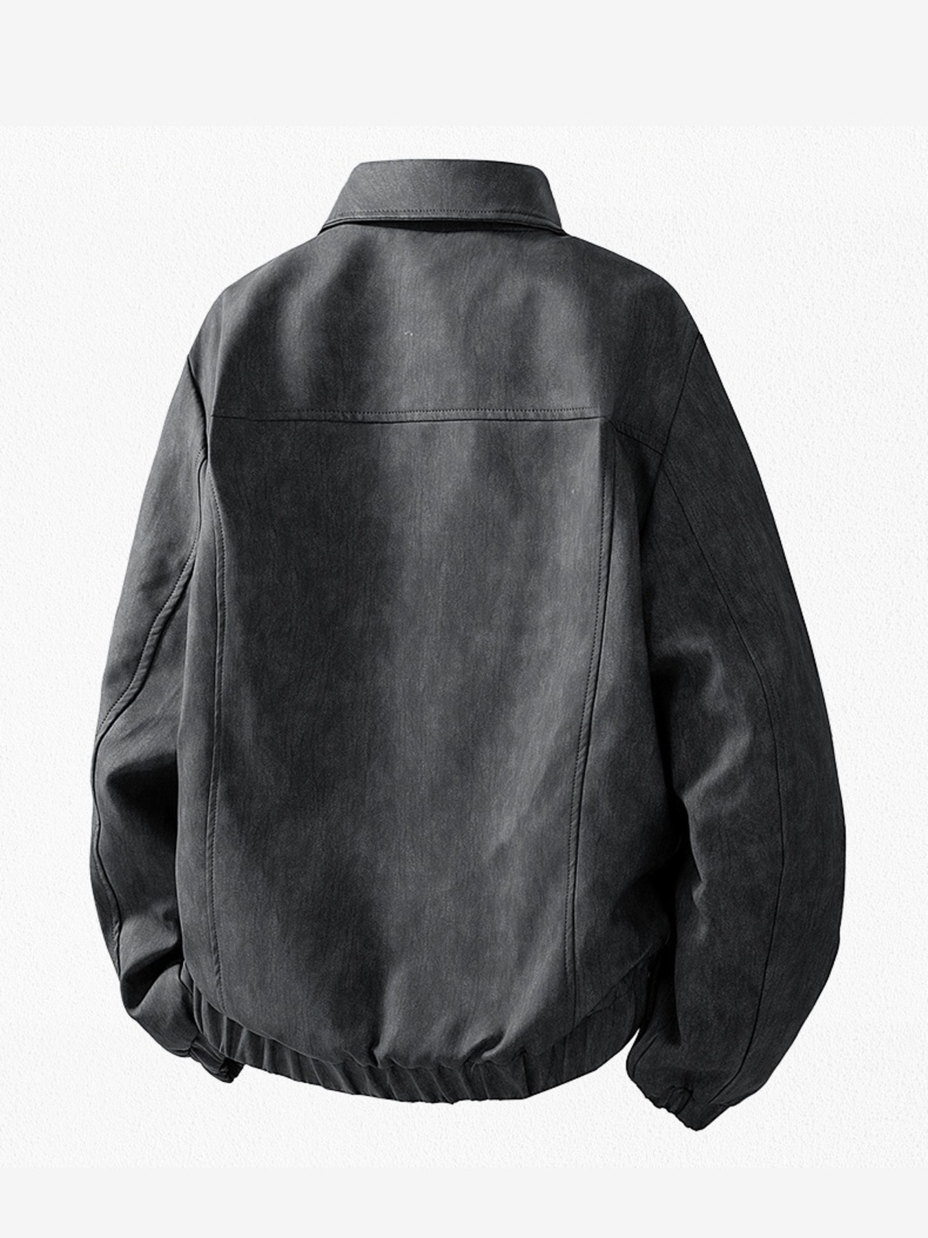 Men's Plus Size Casual Zip Up Jacket