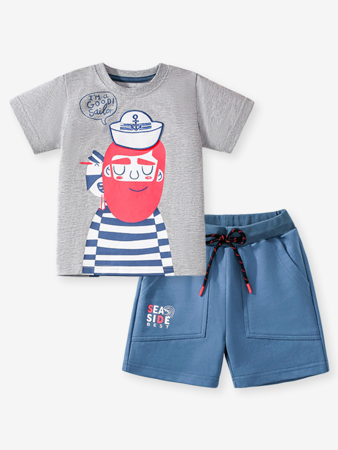 Children's Graphic Tee and Shorts Set