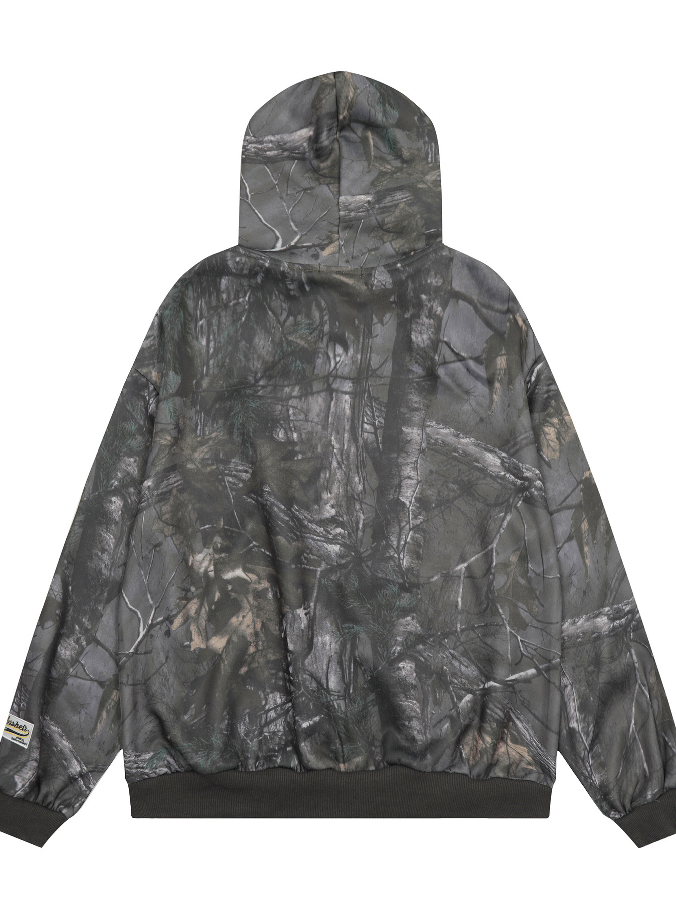 Men's Letter Graphic Zip-Up Hoodie with Pockets