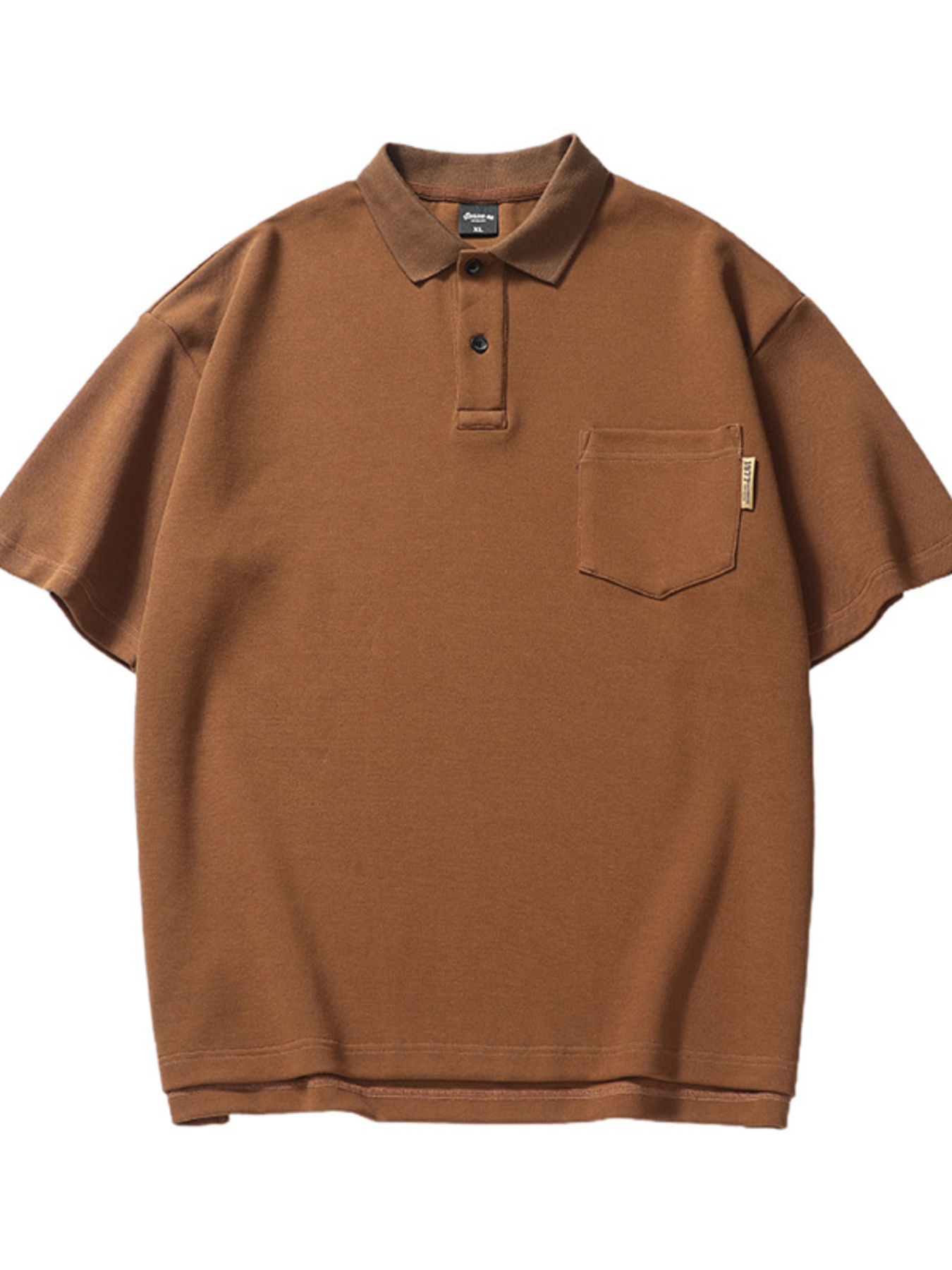 Men's Plus Size Button Detail Short Sleeve Polo