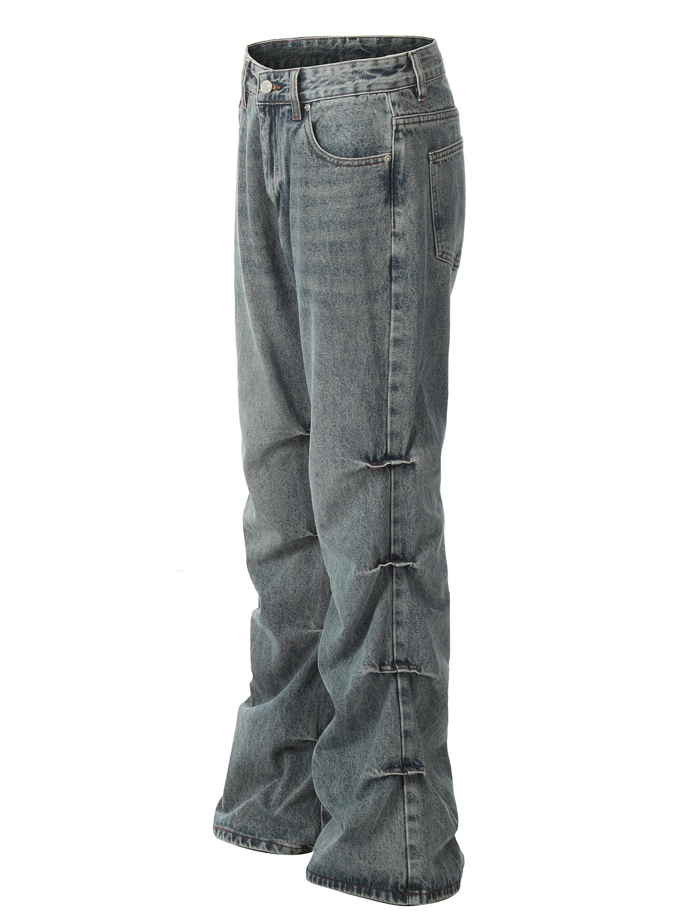 Men's Vintage Washed Flare Jeans