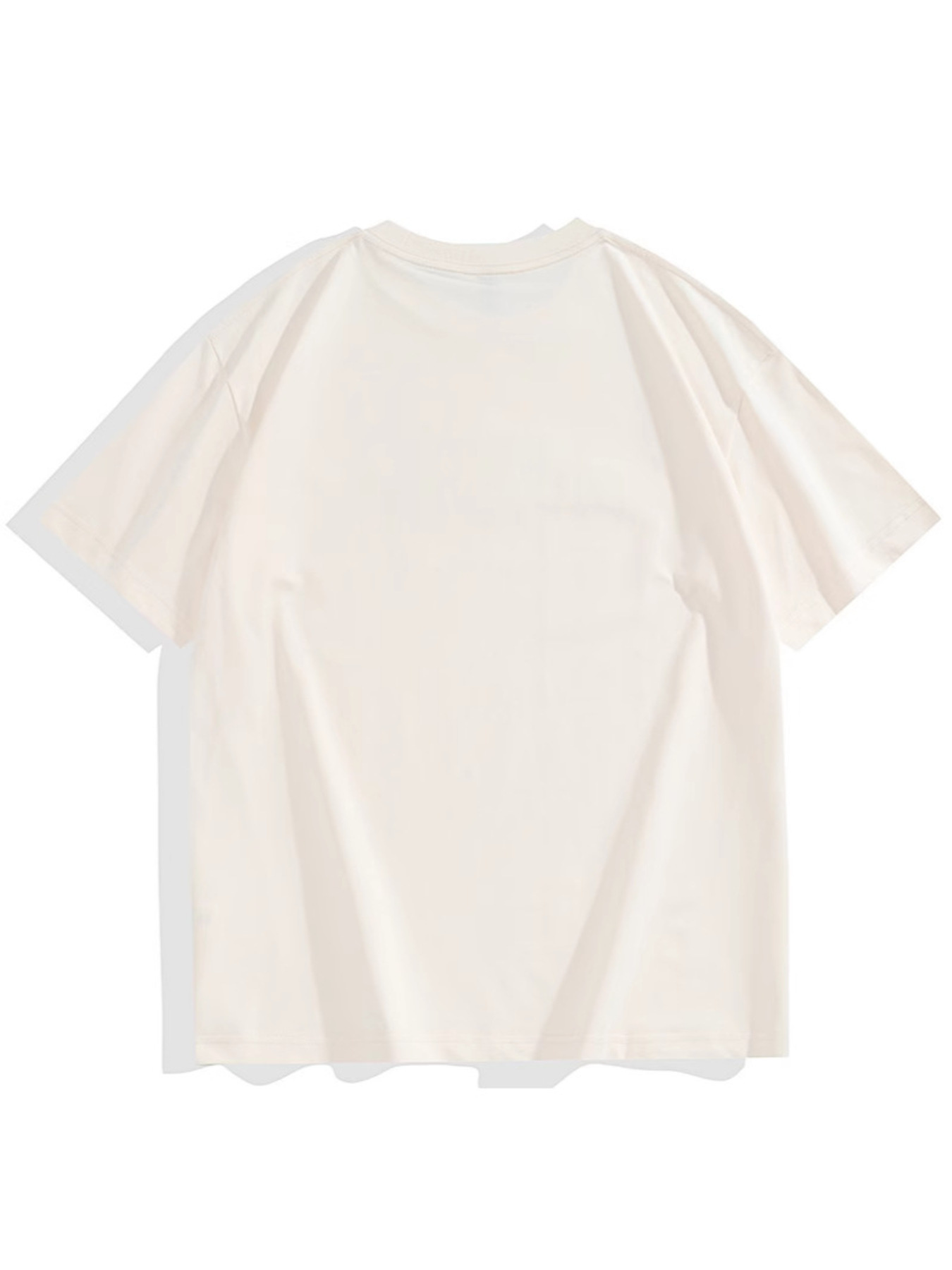 Men's Plus Size Letter Round Neck Short Sleeve T-Shirt