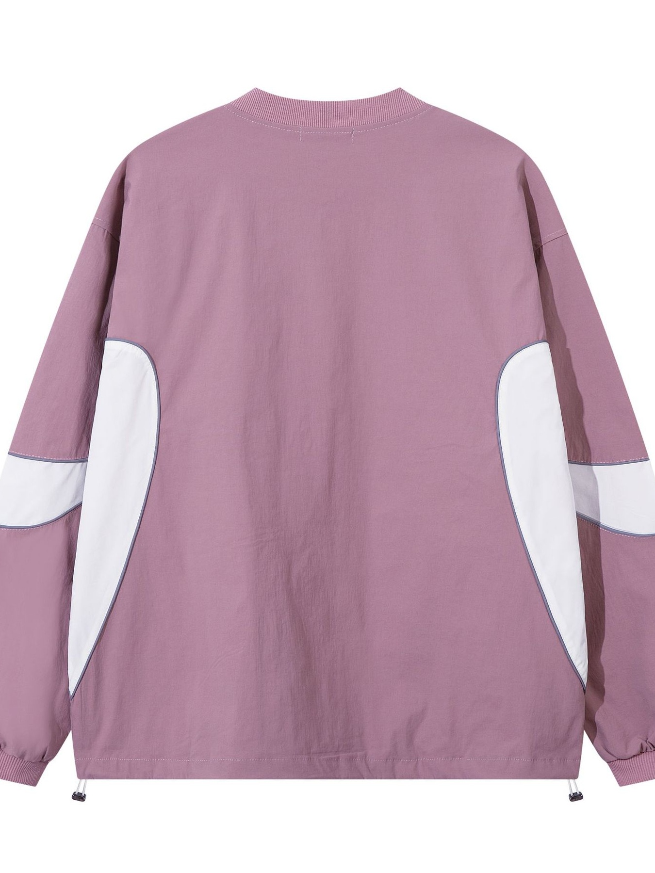 Men's Color Block Letter Round Neck Sweatshirt