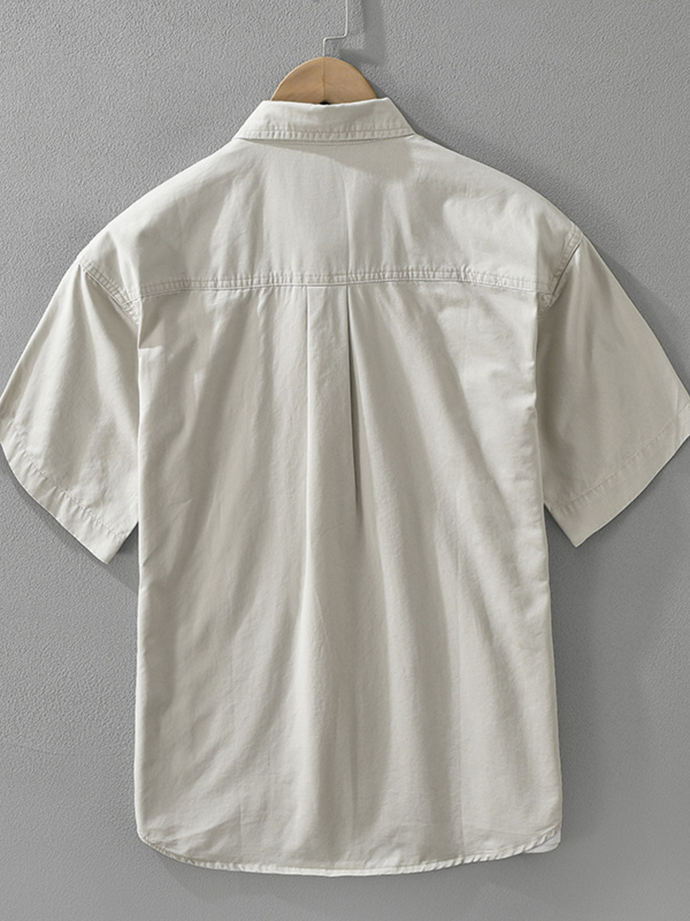 Men's Plus Size Button Up Short Sleeve Shirt